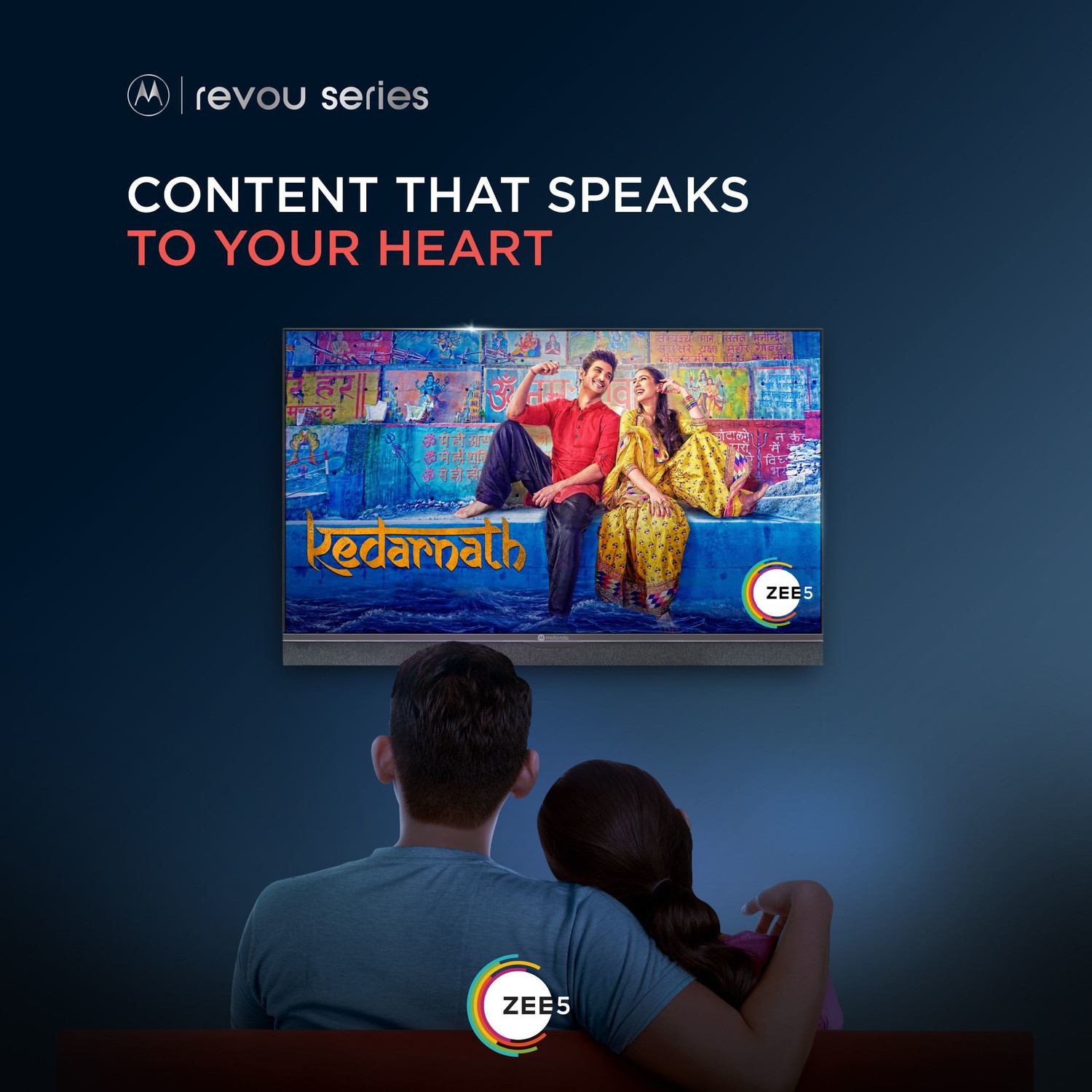 Image of MOTOROLA Revou 108 cm (43 inch) Ultra HD (4K) LED Smart Android TV with Dolby Atmos and Dolby Vision