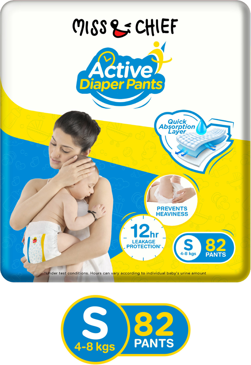 Image of Miss & Chief by Flipkart Active Diaper Pants - S