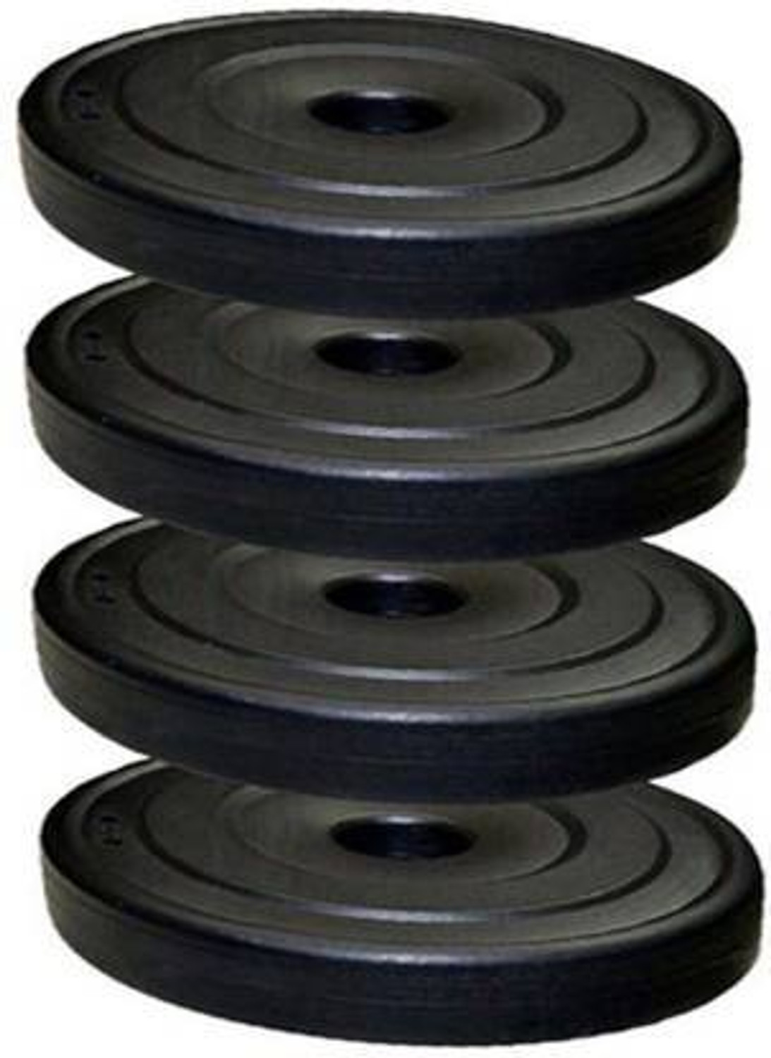 Image of EXTREME FIT 10 kg 5kg X 2 Professional Regular Metal Integrated Olympic Rubber Weight Plates Home Gym Combo