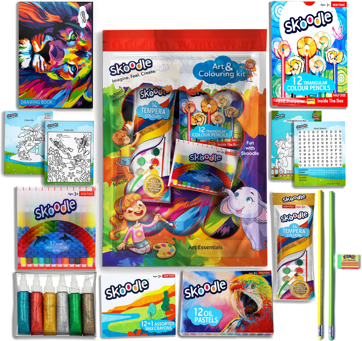 SKOODLE Colouring Series Art Set – 10% Off at ₹263