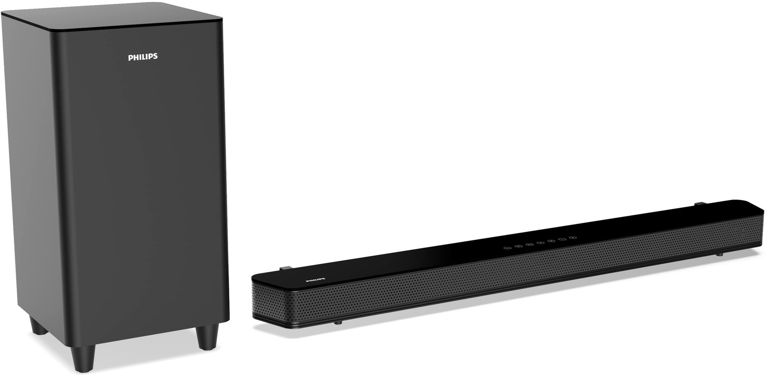 Image of PHILIPS HTL8162 160W with Wireless Subwoofer, HDMI ARC 160 W Bluetooth Soundbar