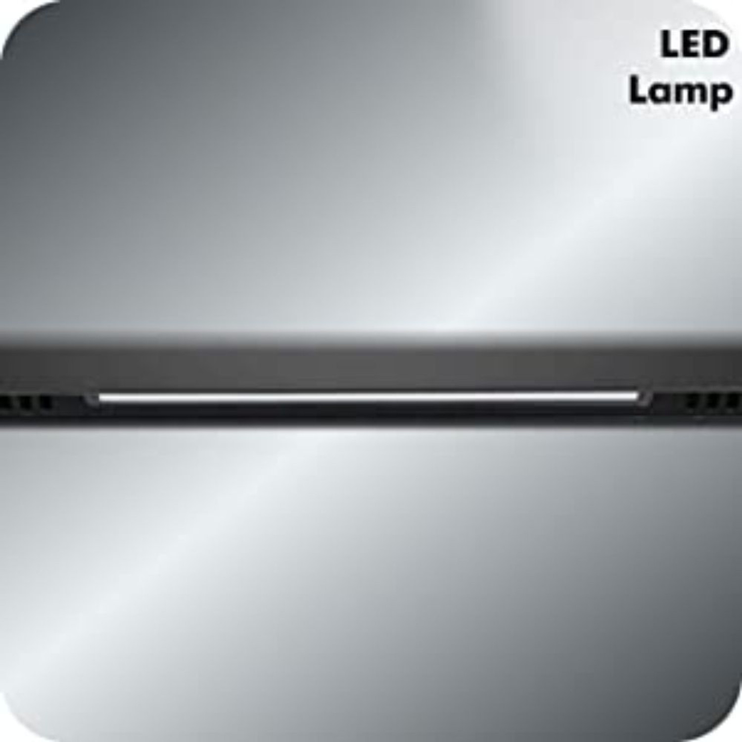 Image of Elica WDAT HAC 90 MS NERO Auto Clean Wall Mounted Black 1200 CMH Chimney