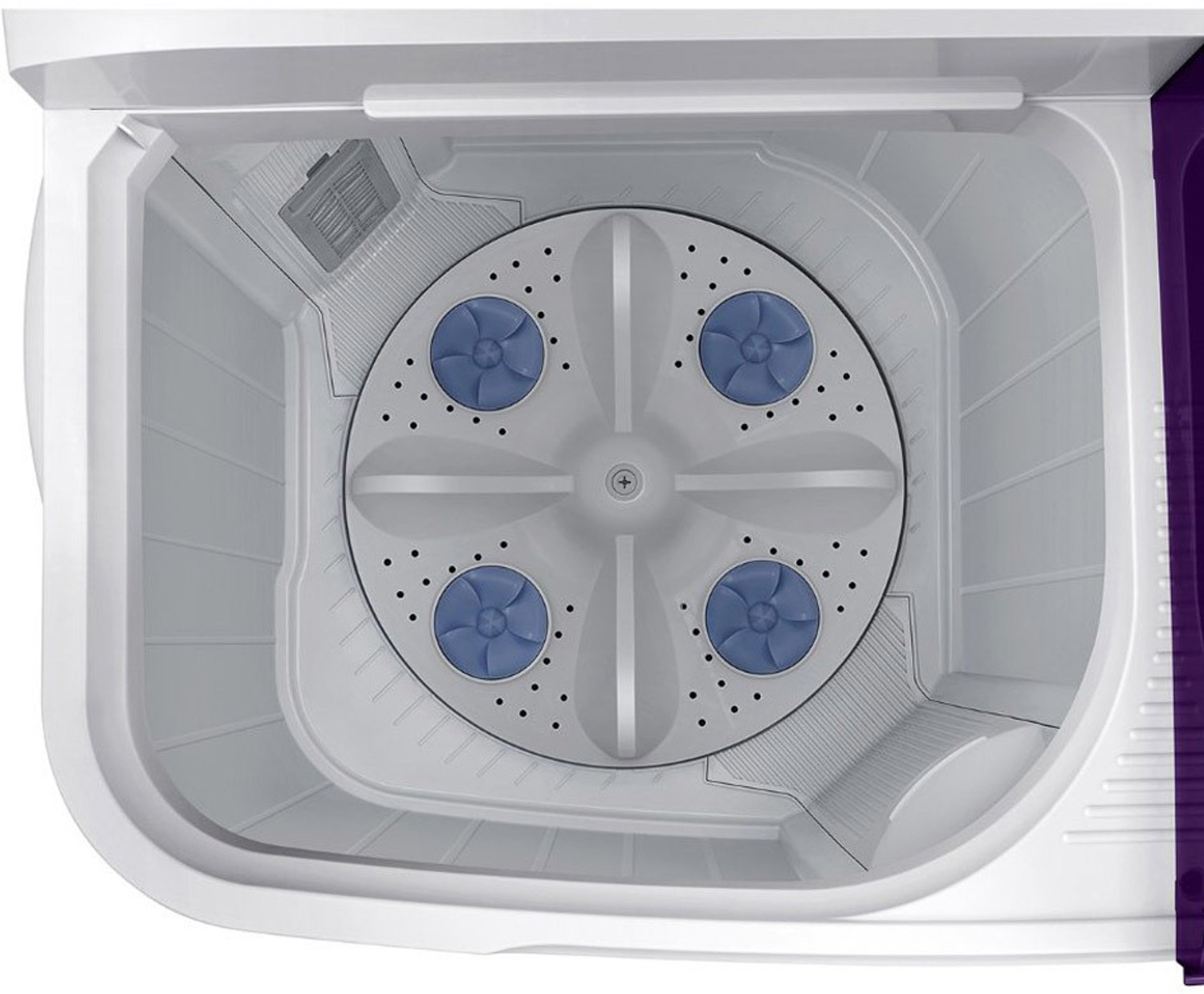 Image of Samsung 7 kg 5 star,Air Turbo Drying, Semi Automatic Top Load Washing Machine White, Grey, Purple