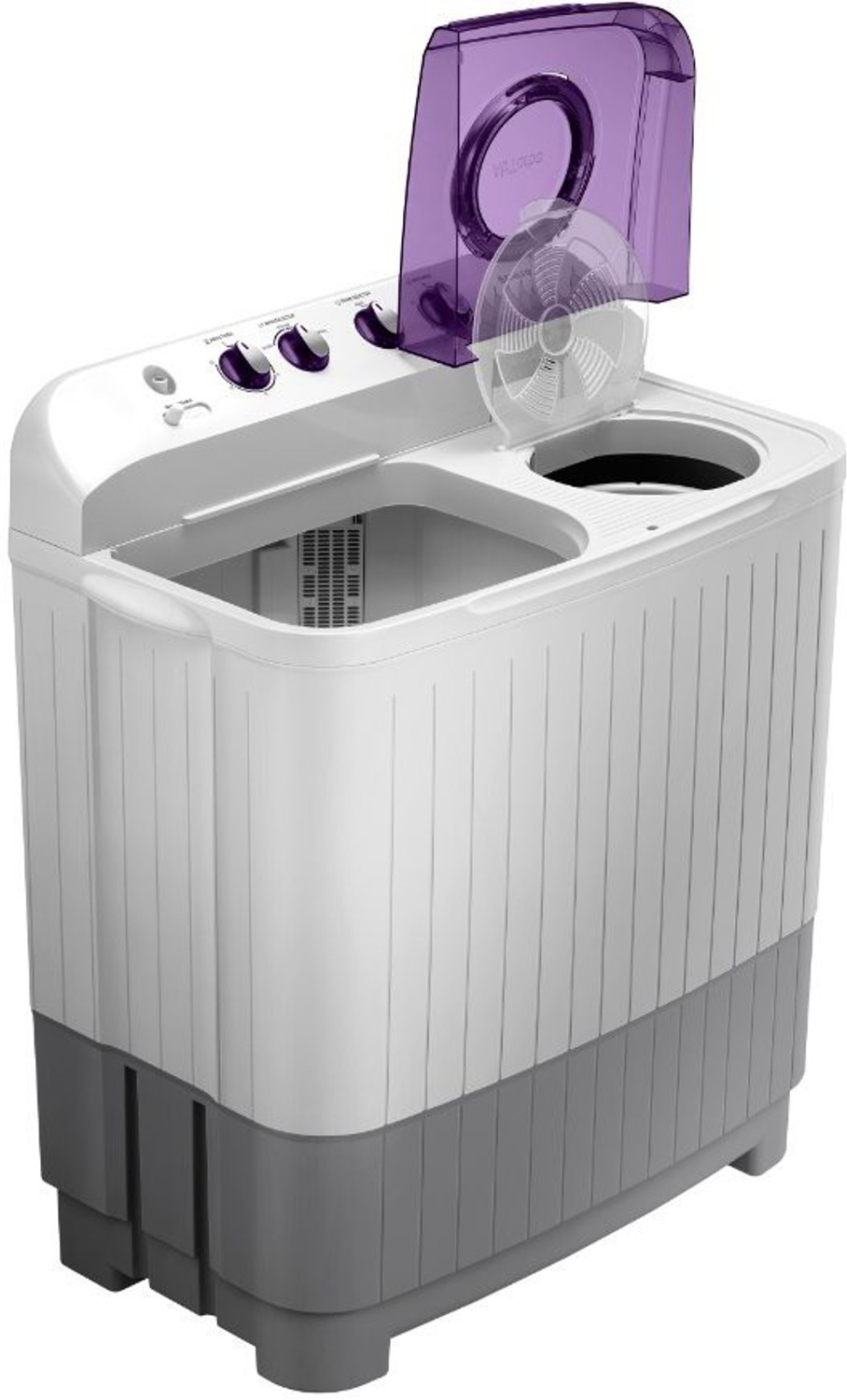 Image of Samsung 7 kg 5 star,Air Turbo Drying, Semi Automatic Top Load Washing Machine White, Grey, Purple