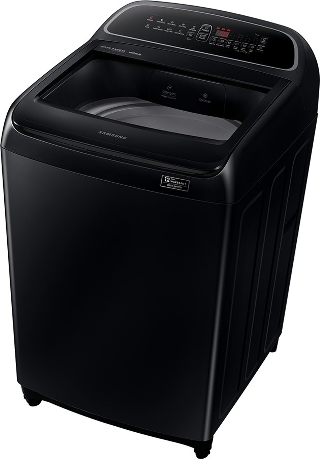 Image of Samsung 10 kg Fully Automatic Top Load Washing Machine Black