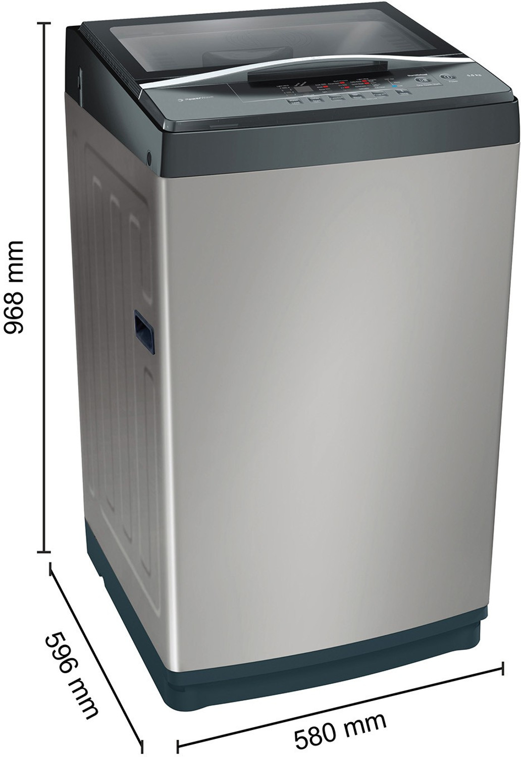 Image of BOSCH 6.5 kg HYGIENIC WASH Fully Automatic Top Load Washing Machine Grey