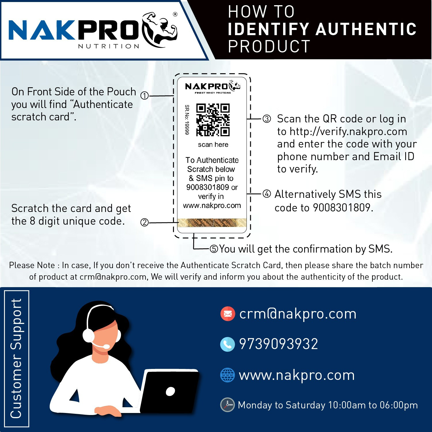 Image of Nakpro 100% Platinum Isolate | 28g Protein, 7.01g BCAA | Whey Protein