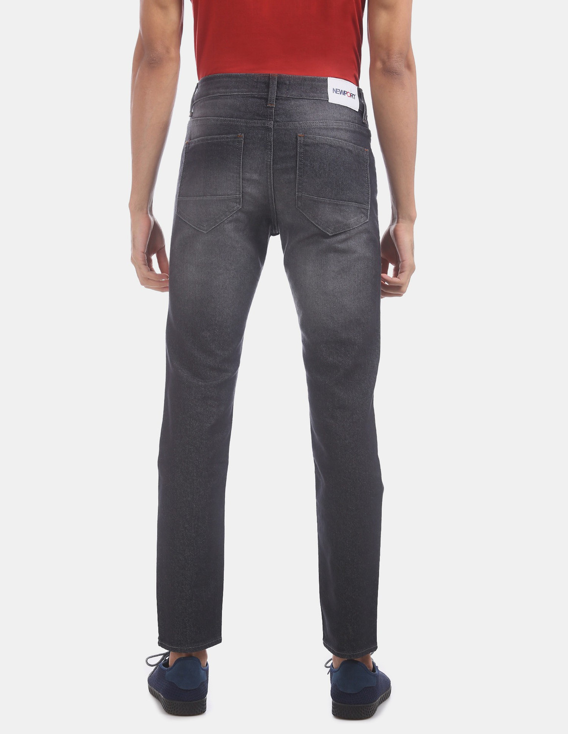 Image of NEWPORT Slim Men Grey Jeans