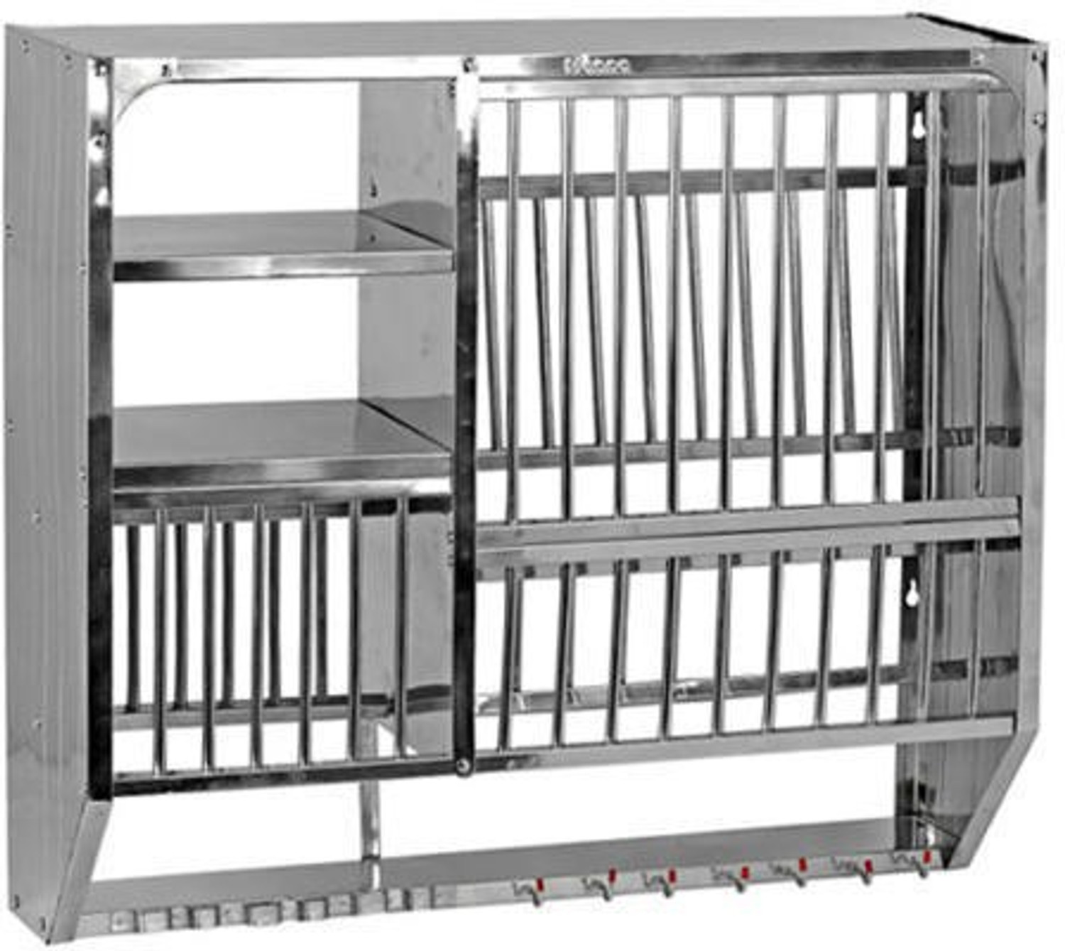 A-One Wall Mounted Dish Rack (30x36) Plate Kitchen Rack