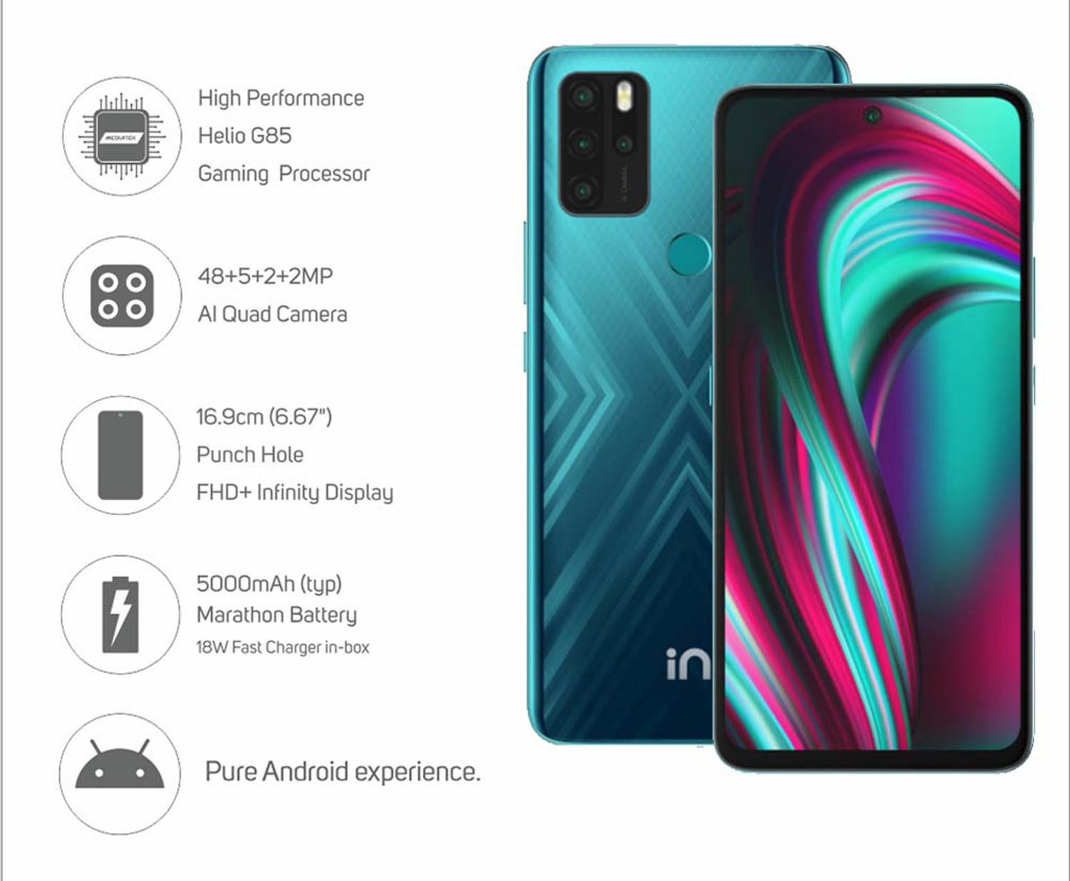 Image of Micromax IN Note 1 (Green, 64 GB)