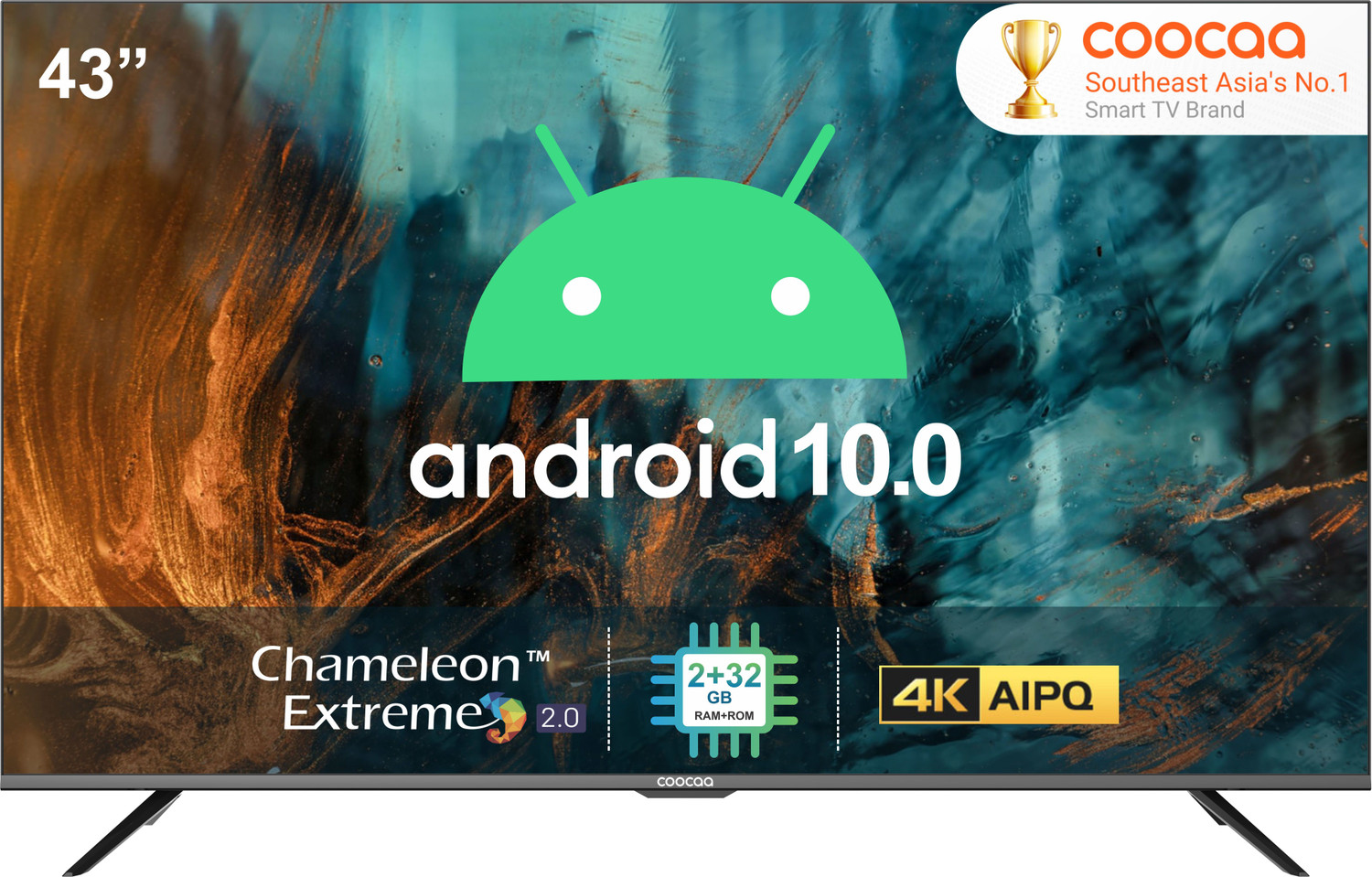 Image of Coocaa 109 cm (43 inch) Ultra HD (4K) LED Smart Android TV with Google Assistant, HDR 10 and Dolby Audio (43S6G Pro)