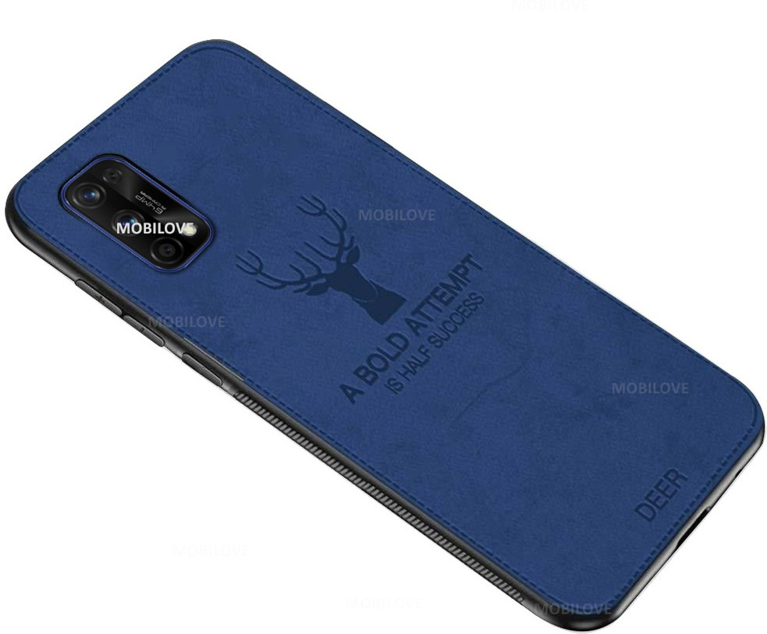 Image of BOZTI Back Cover for Realme 7 Pro (Black, Rugged Armor, Pack of: 1)