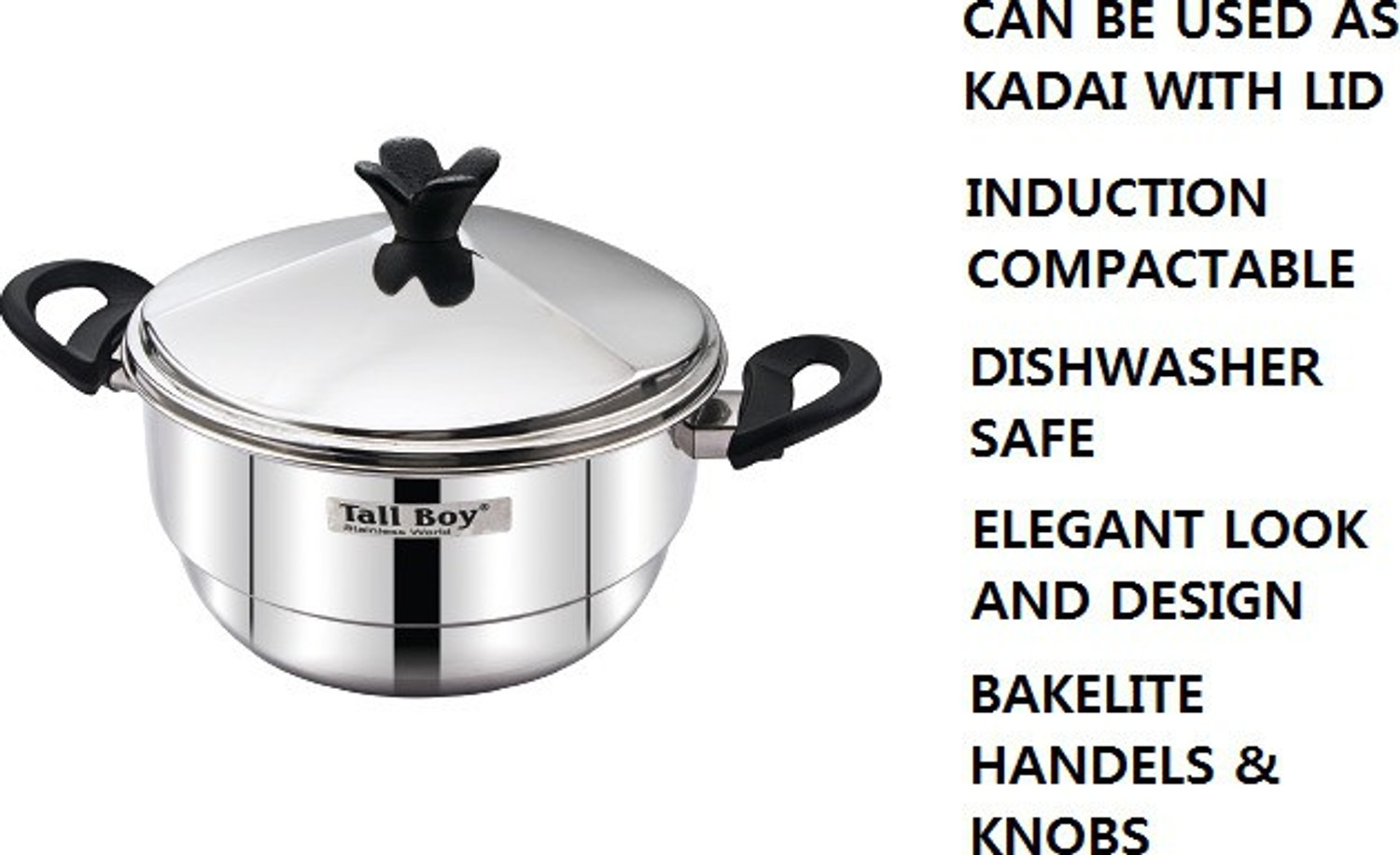 Image of Tallboy Trigon Multi Kadai Induction & Standard Idli Maker