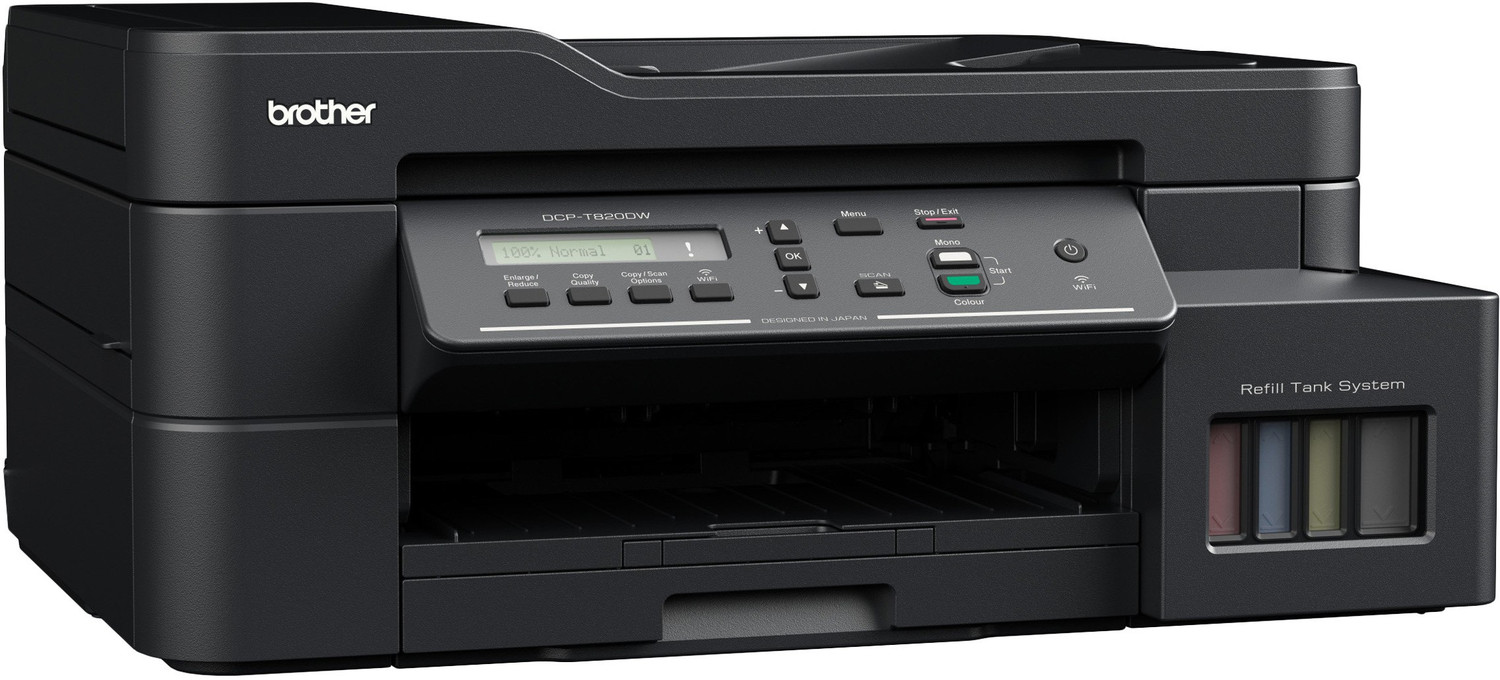 brother DCPT820DW Multifunction WiFi Color Ink Tank Printer with Auto