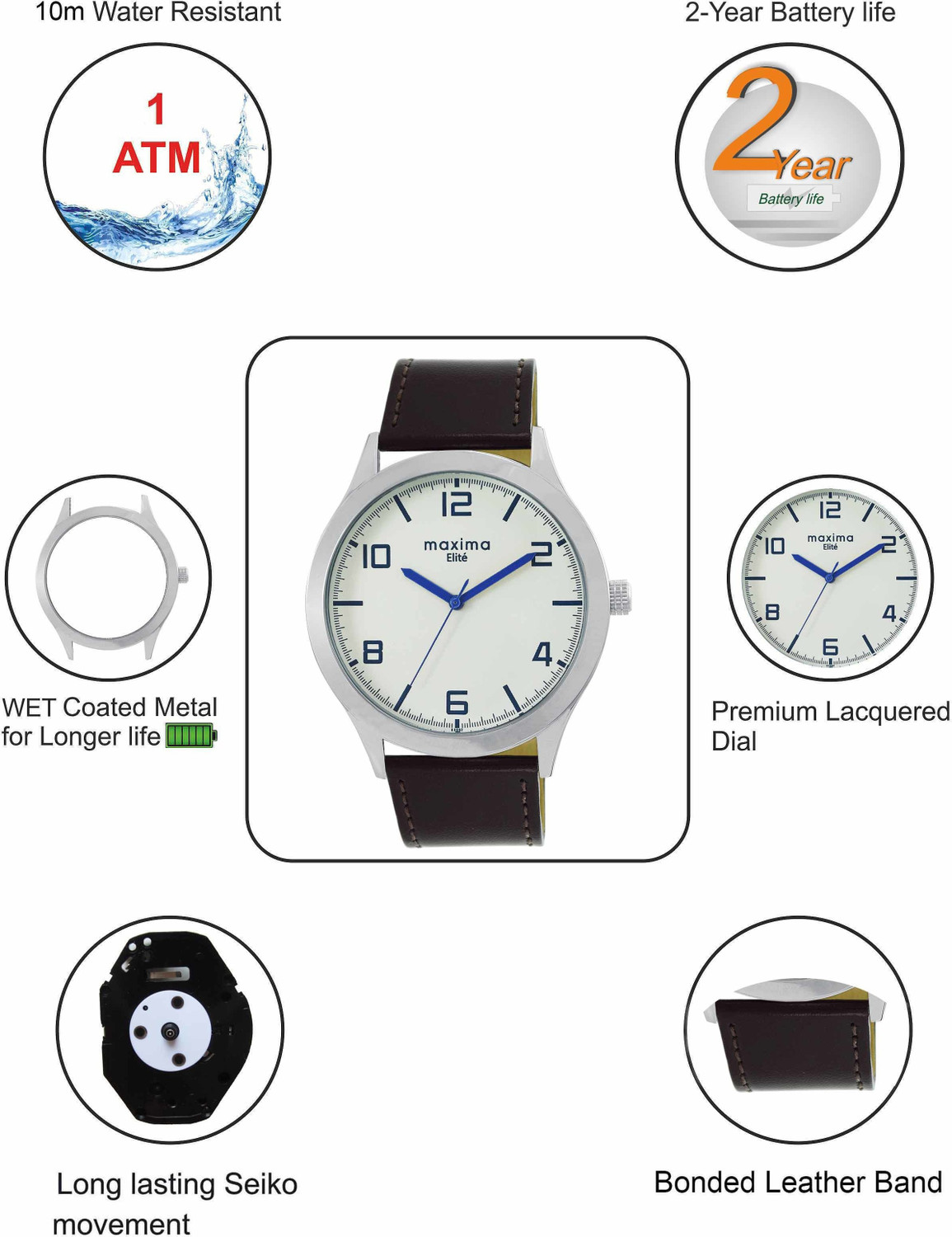 MAXIMA Elite Maxima Elite Analog Watch For Men Price History