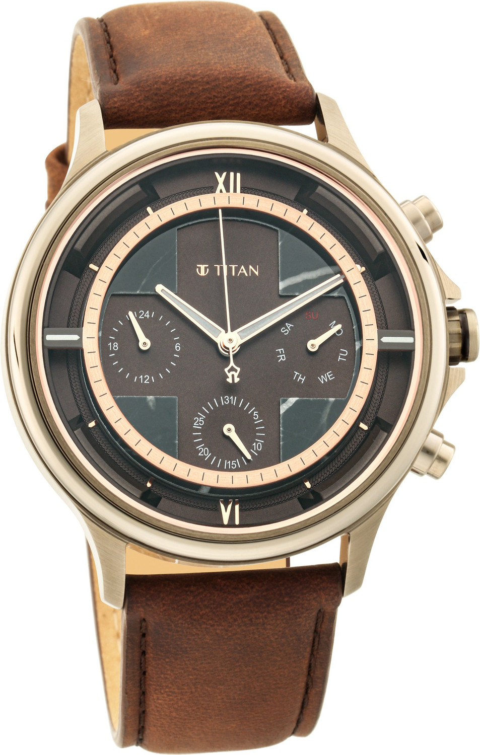 Titan NQ1846QL01 Grandmaster 2 Analog Watch For Men Price History