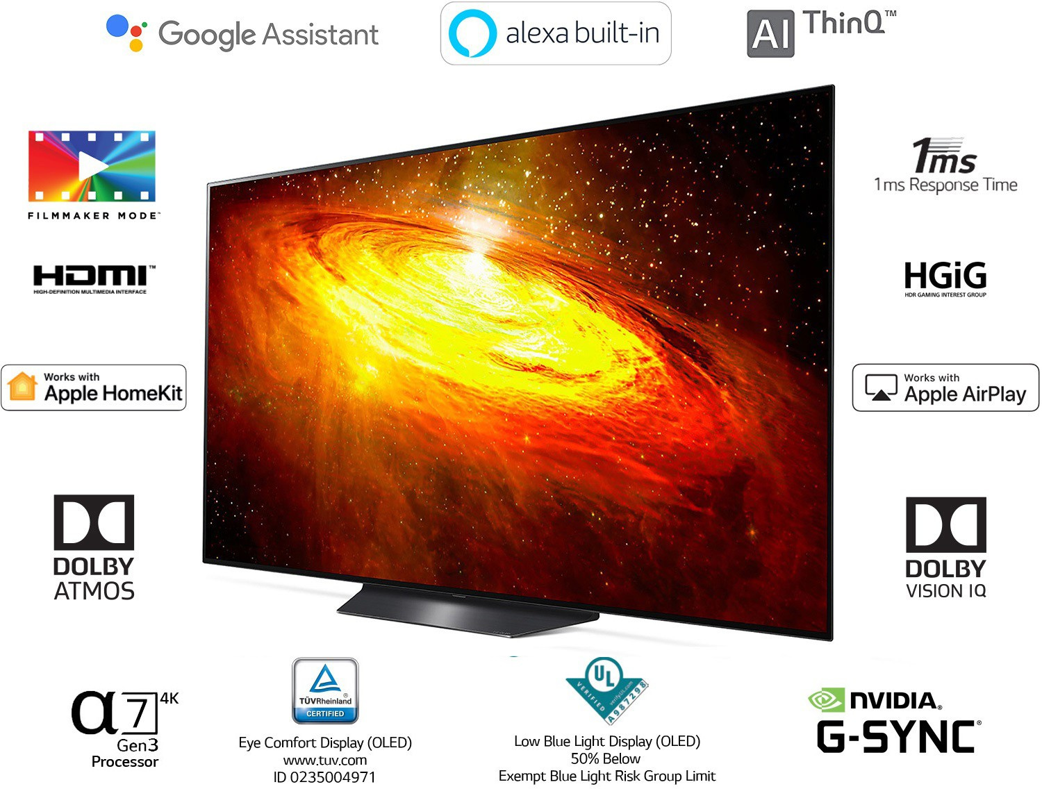 Image of LG 139 cm (55 inch) OLED Ultra HD (4K) Smart WebOS TV (OLED55BXPTA)