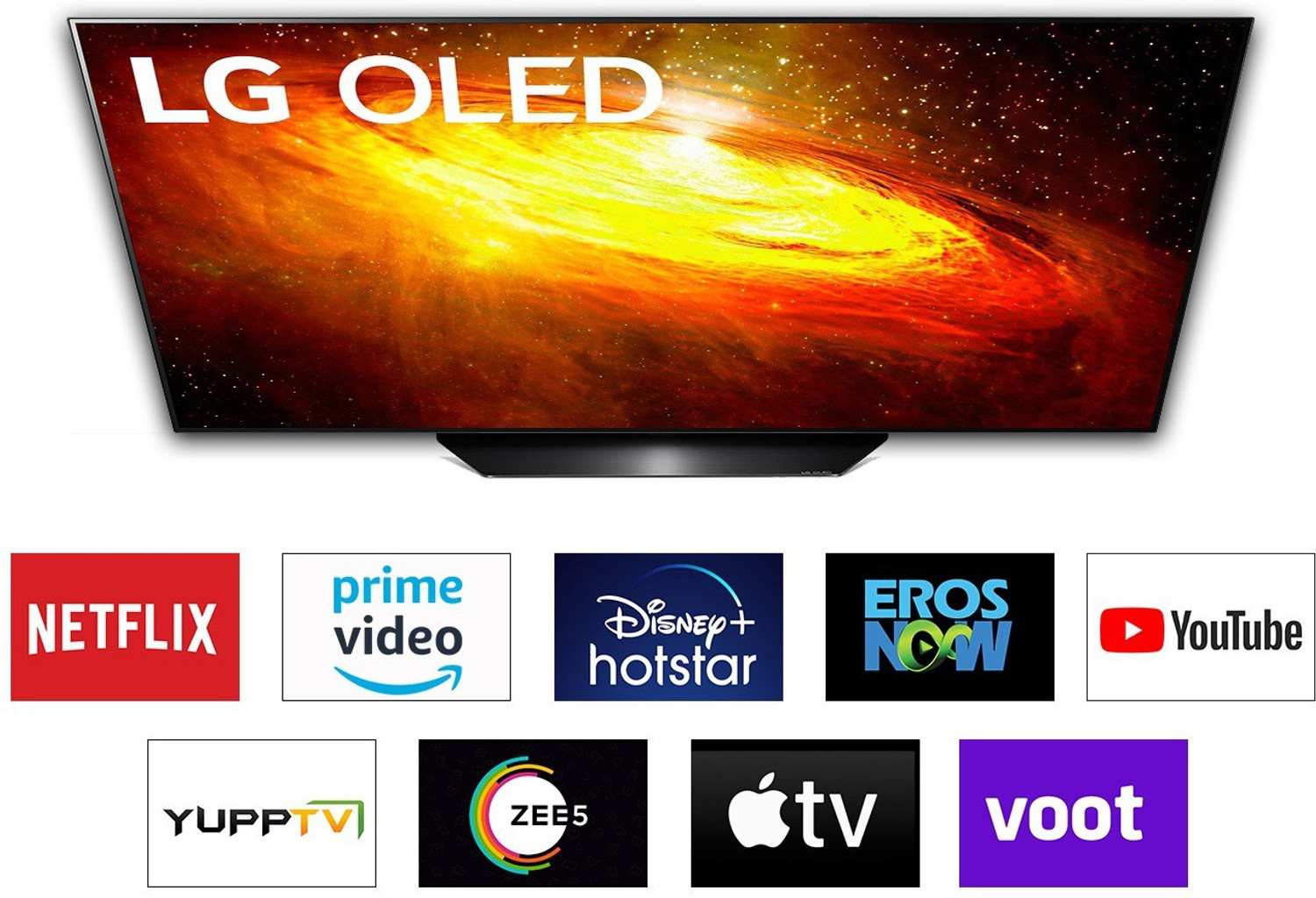 Image of LG 139 cm (55 inch) OLED Ultra HD (4K) Smart WebOS TV (OLED55BXPTA)