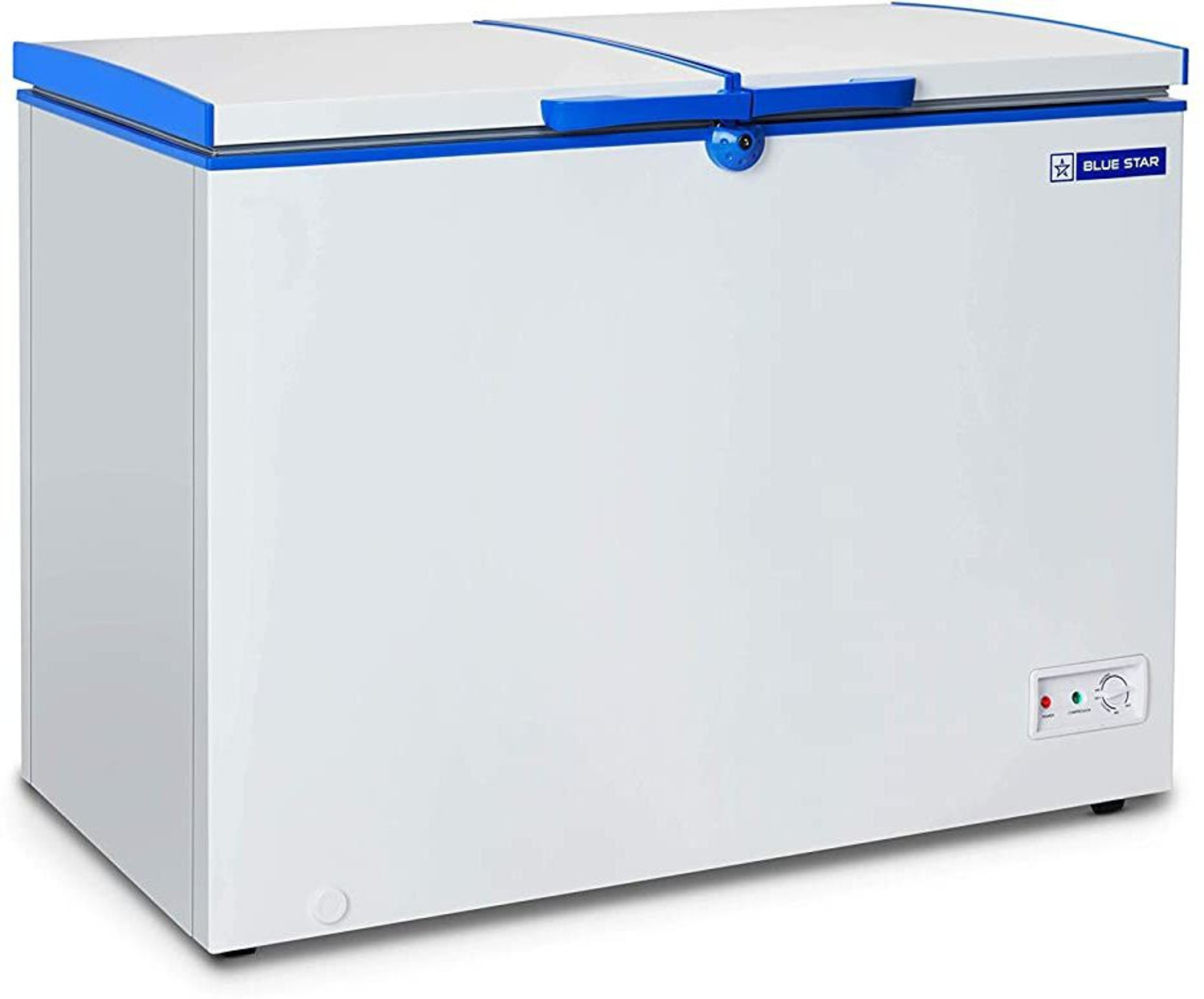 Image of Blue Star 284 L Double Door Standard Deep Freezer
