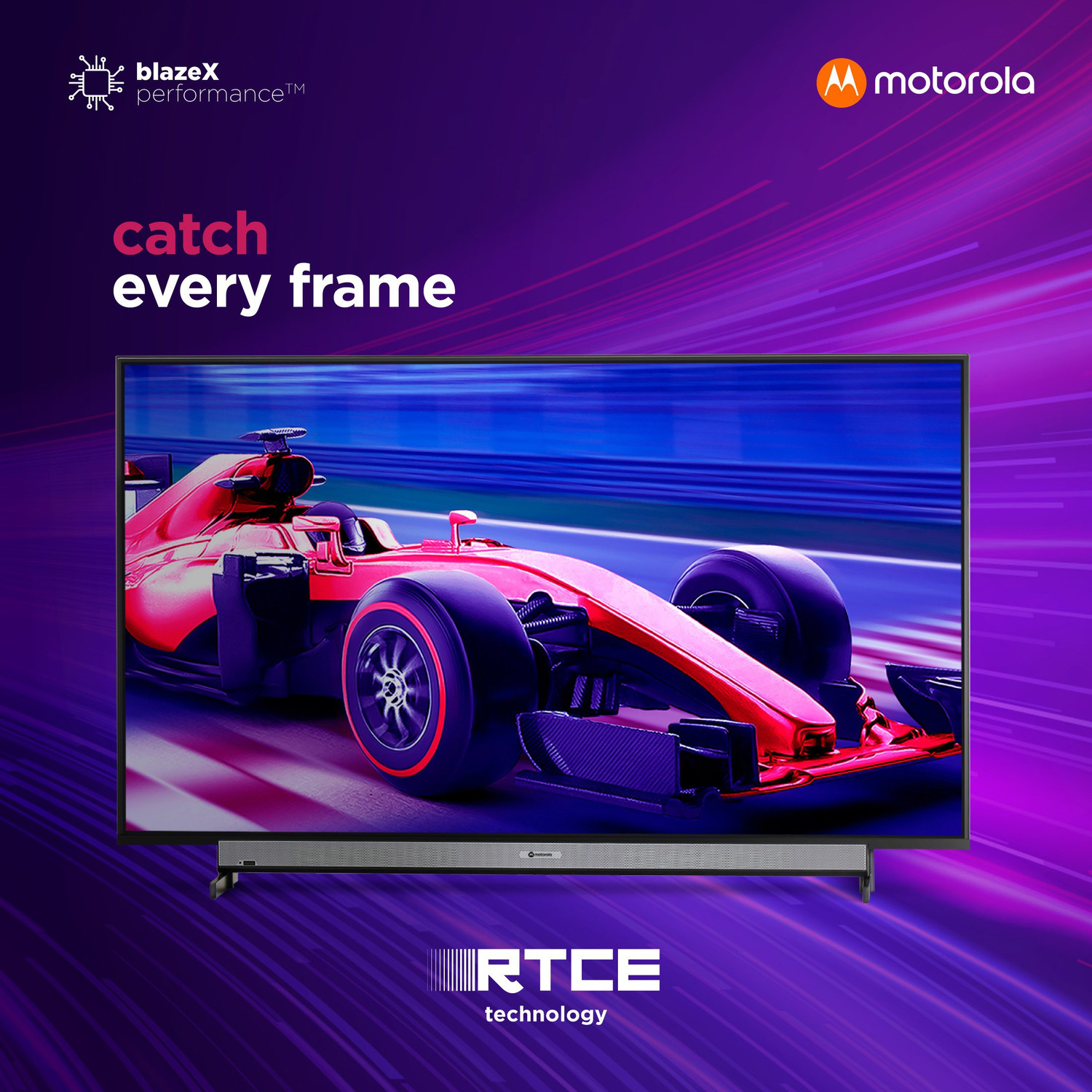 Image of MOTOROLA ZX Pro 139 cm (55 inch) Ultra HD (4K) LED Smart Android TV with Wireless Gamepad (55SAUHDMQ)