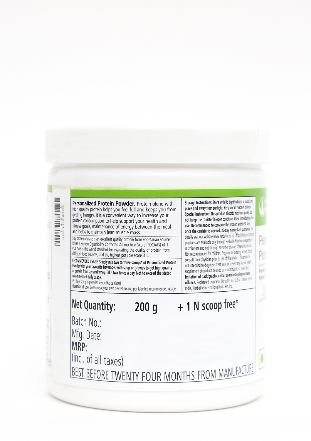 Image of HERBALIFE Personalized Protein Powder (200gm) Plant-Based Protein