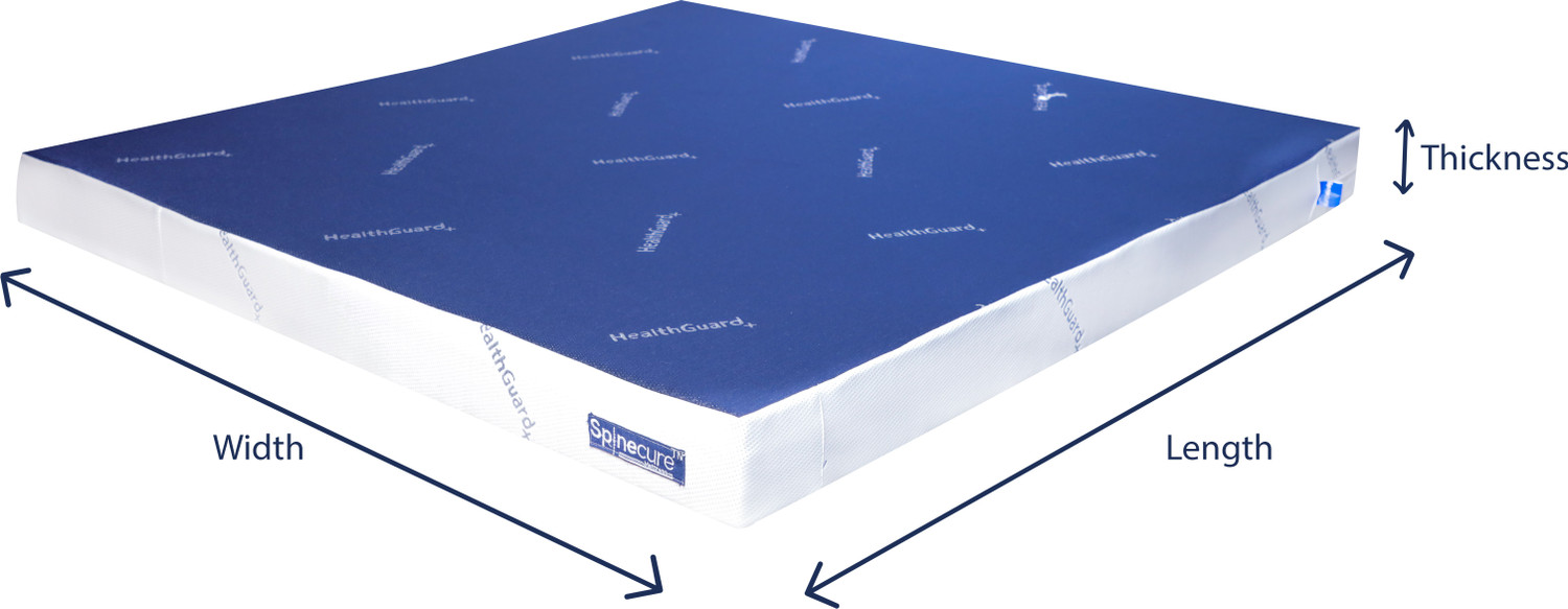 Image of Spinecure Orthopedic Memory Foam Mattress 5 inch Single High Resilience (HR) Foam Mattress