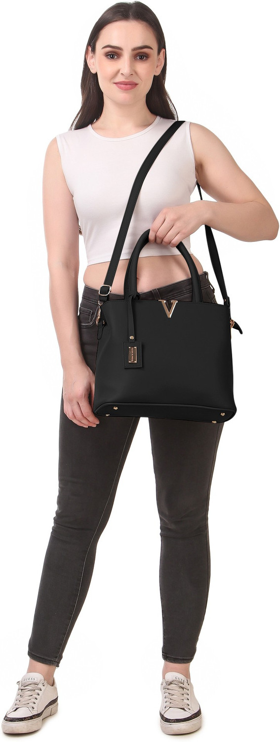 Image of Mark & Keith Women Black Hand-held Bag