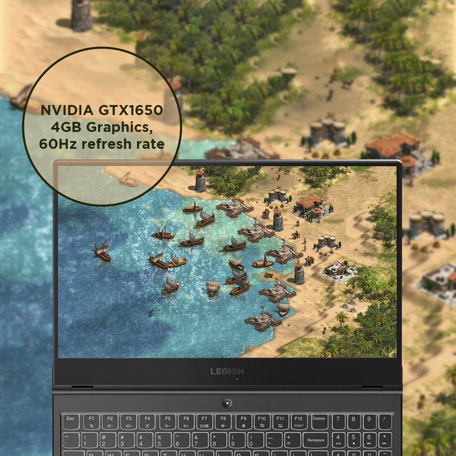 Image of Lenovo Legion Y540 Intel Core i5 9th Gen 9300HF - (8 GB /1 TB HDD /256 GB SSD /Windows 10 Home /4 GB Graphics /NVIDIA GeForce GTX 1650 /60 Hz) Y540-15IRH-PG0 Gaming Laptop