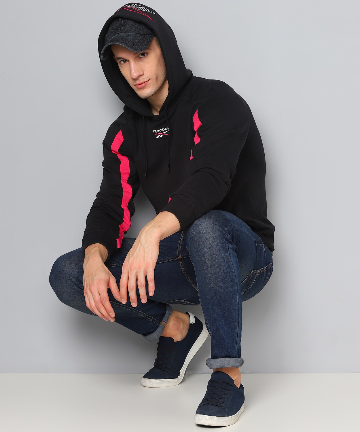 REEBOK CLASSICS Full Sleeve Solid Men Sweatshirt Price History