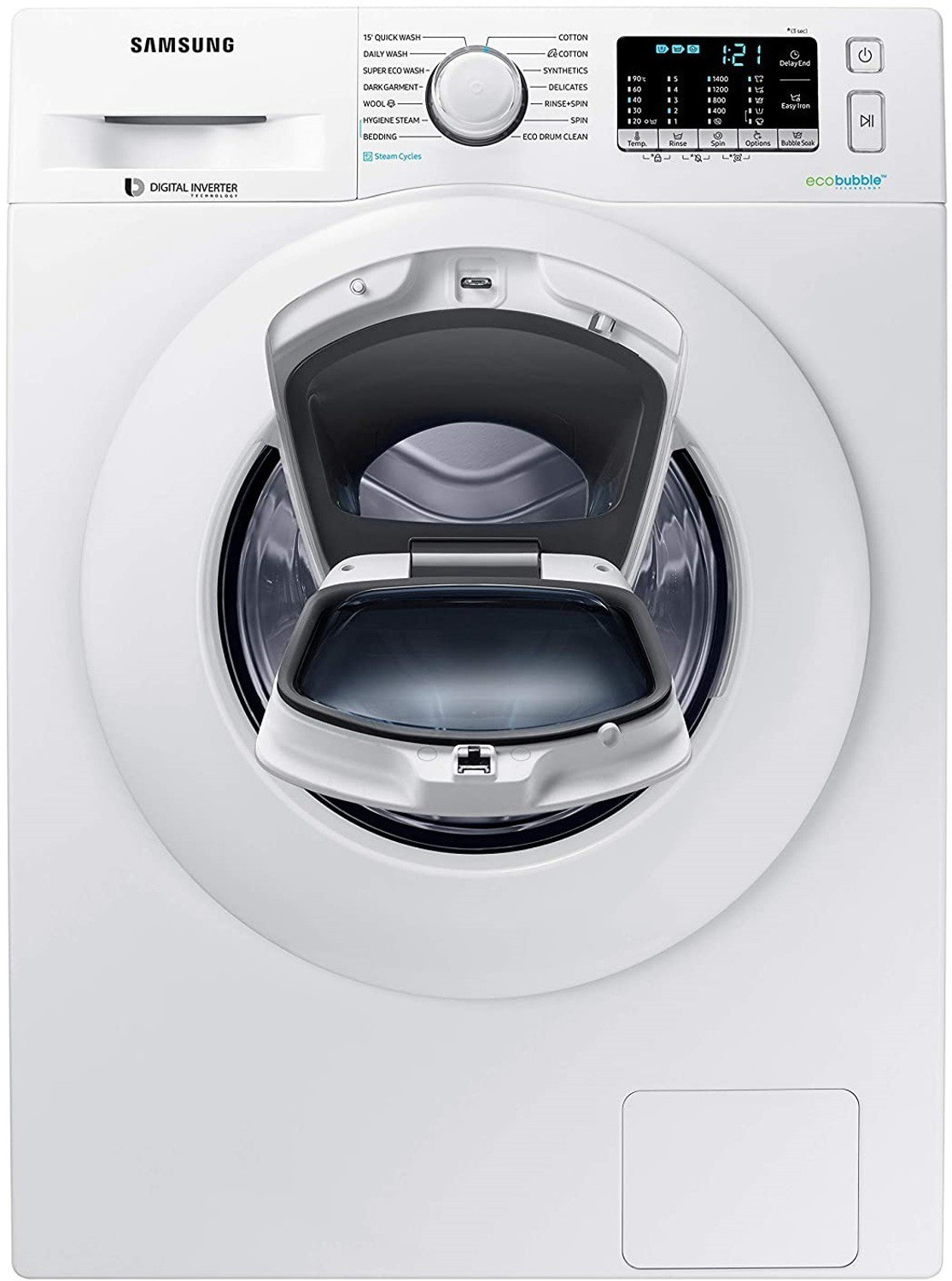 Image of Samsung 7 kg Fully Automatic Front Load Washing Machine White