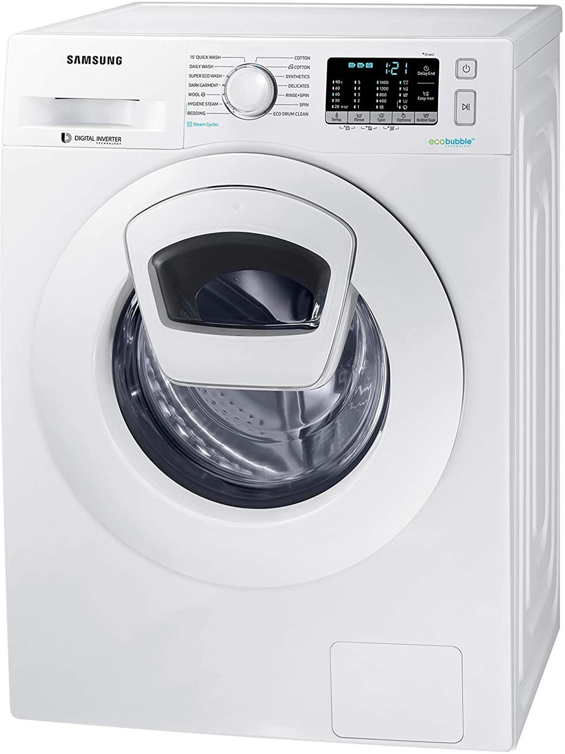 Image of Samsung 7 kg Fully Automatic Front Load Washing Machine White