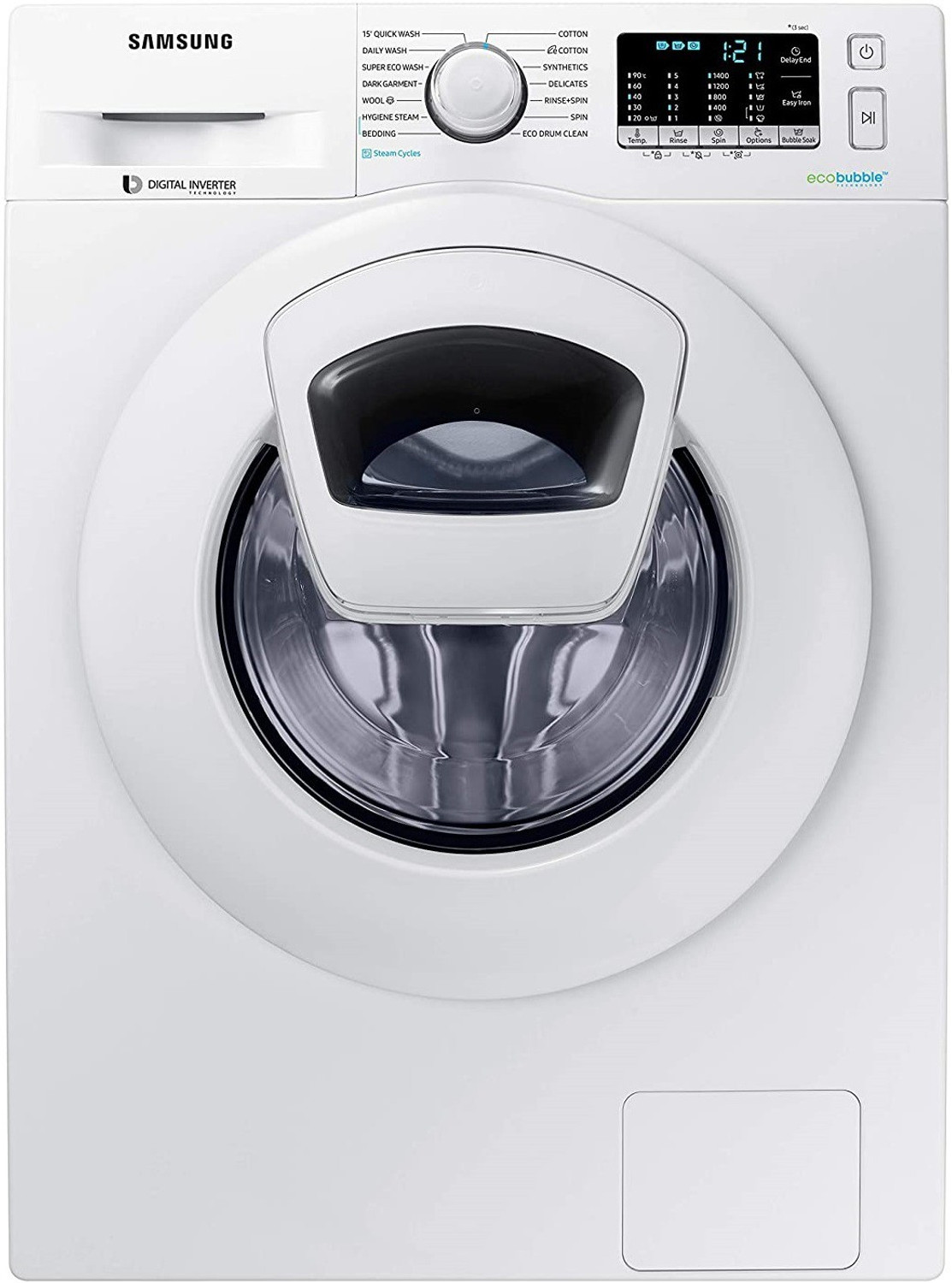 Image of Samsung 7 kg Fully Automatic Front Load Washing Machine White