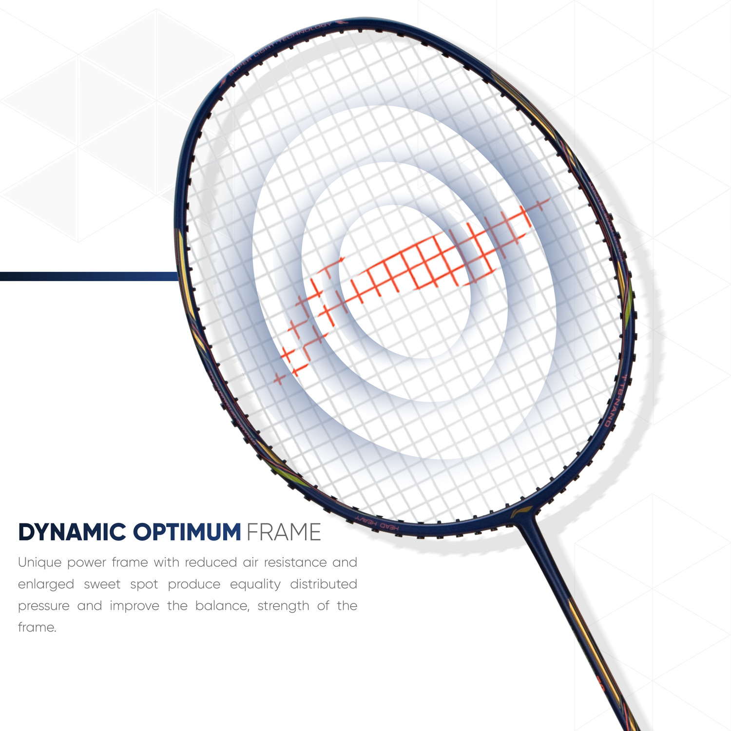 Image of LI-NING AIR-FORCE 79 G2 Blue, Gold Strung Badminton Racquet