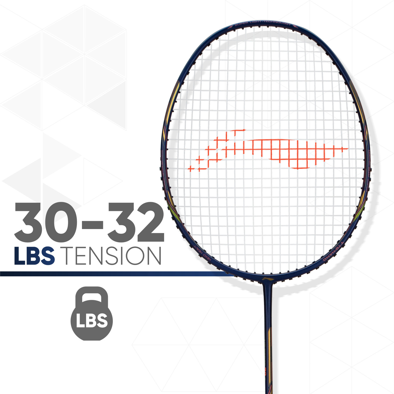 Image of LI-NING AIR-FORCE 79 G2 Blue, Gold Strung Badminton Racquet