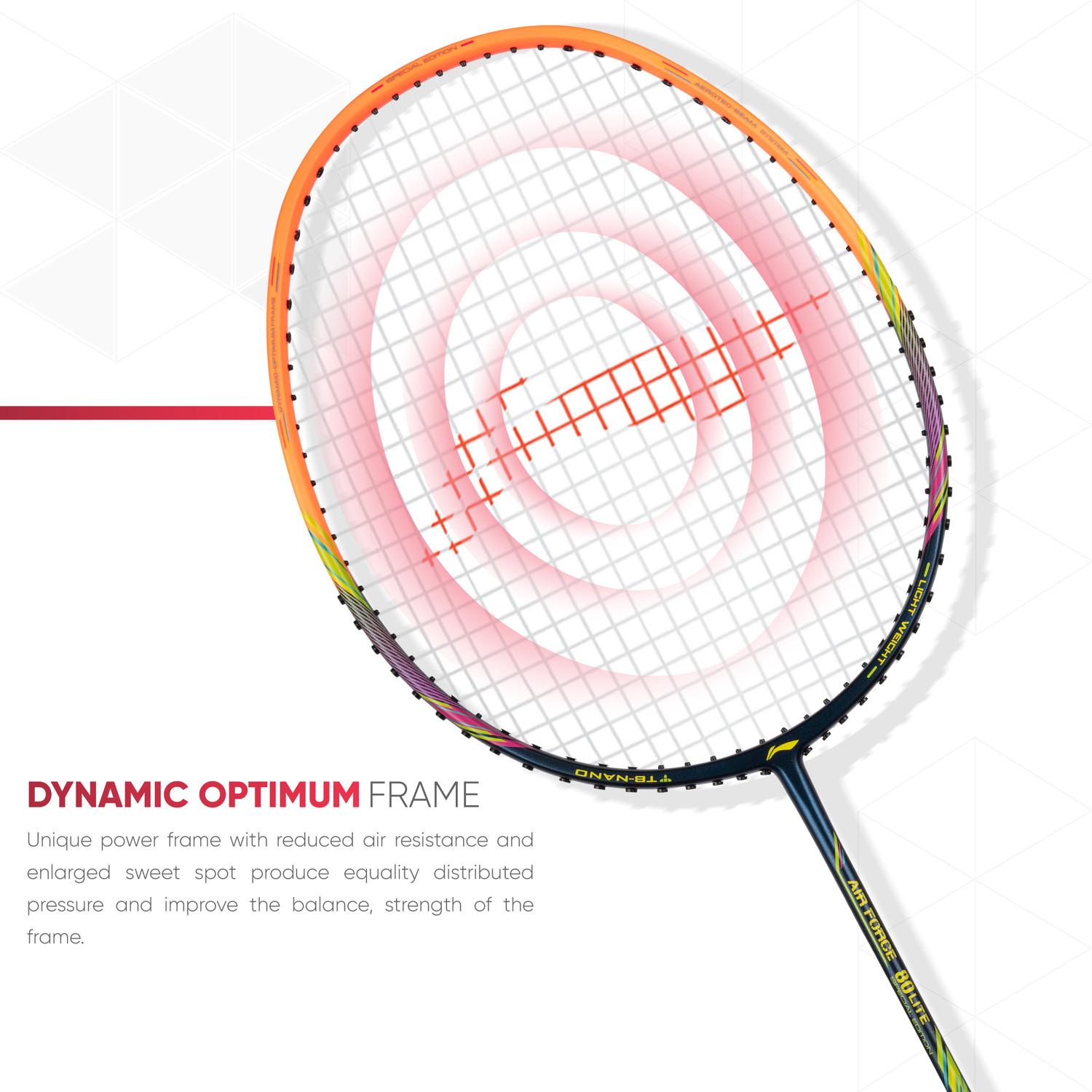 Image of LI-NING AIR-FORCE G2 Lite Multicolor, Black Strung Badminton Racquet