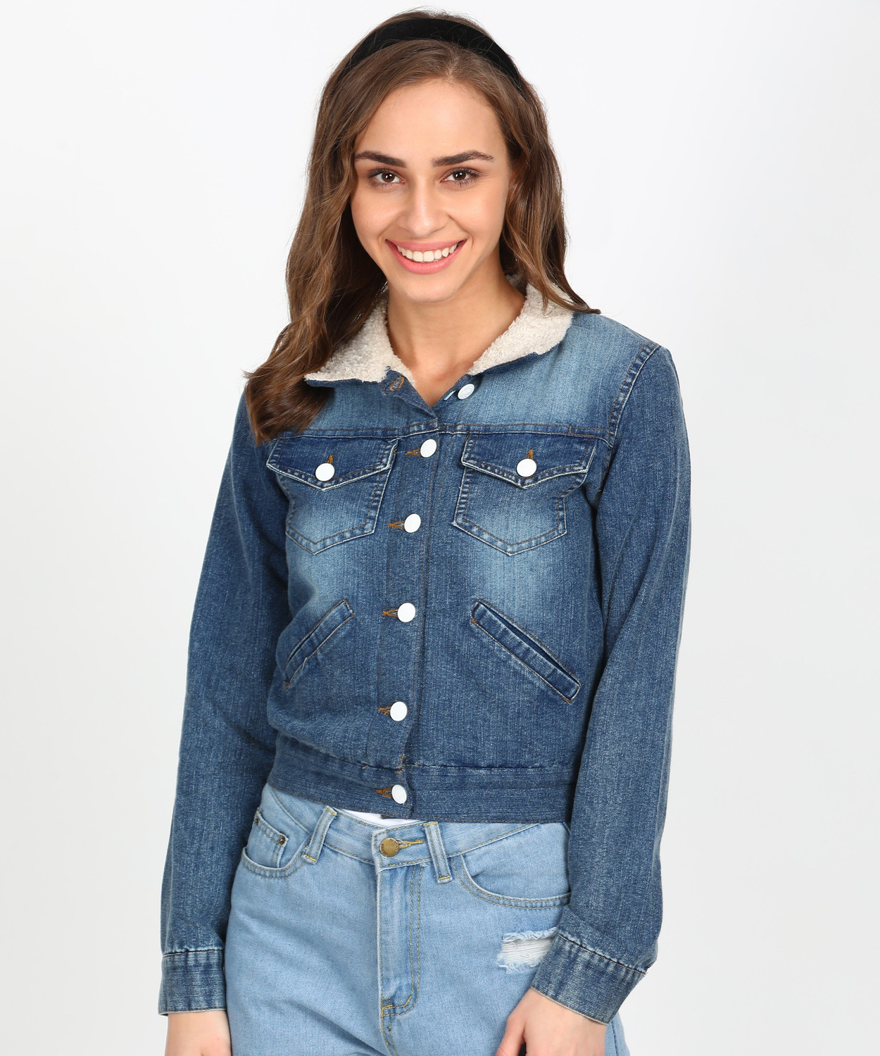 KILLER Full Sleeve Washed Women Denim Jacket Price History