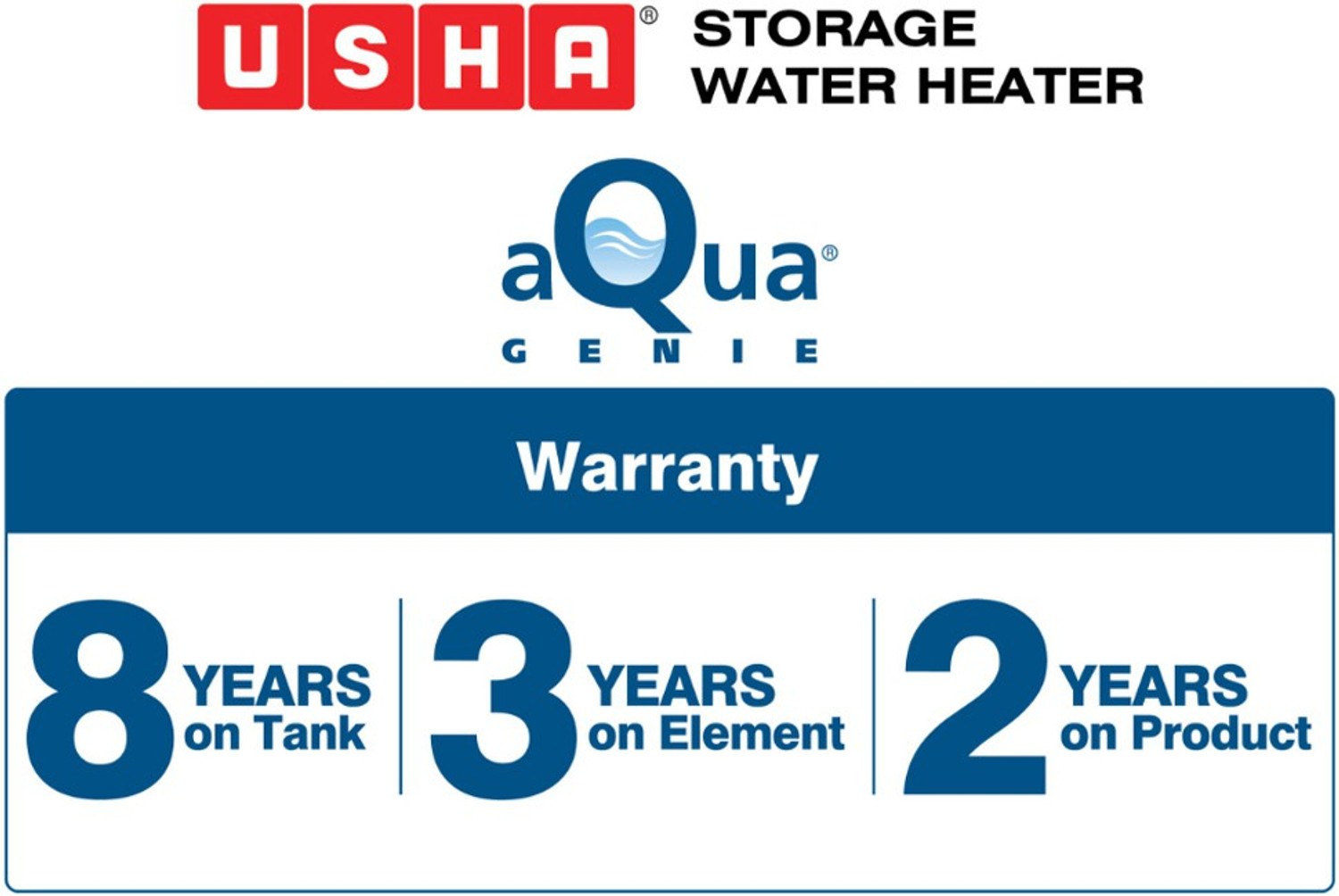 Image of USHA Aquagenie 15 L Storage Water Geyser