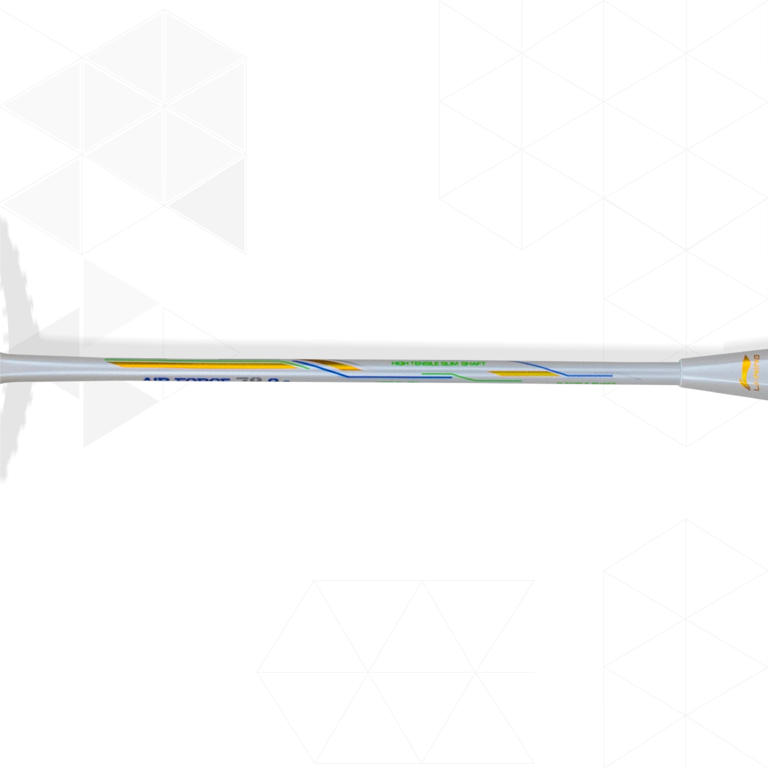 Image of LI-NING AIR-FORCE 78 G2 White, Gold Strung Badminton Racquet