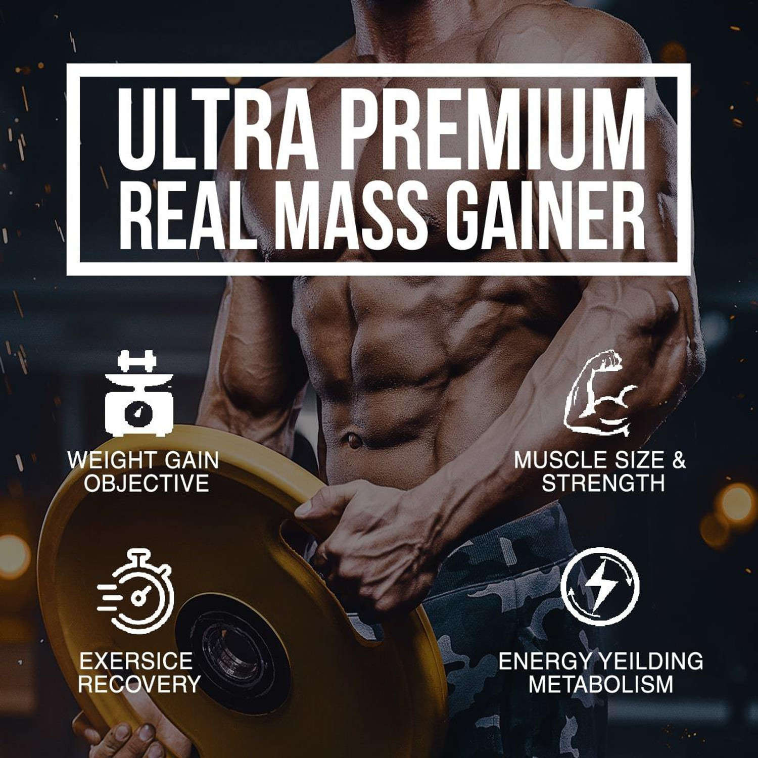 Image of BIGMUSCLES NUTRITION Real Weight Gainers /Mass Gainers