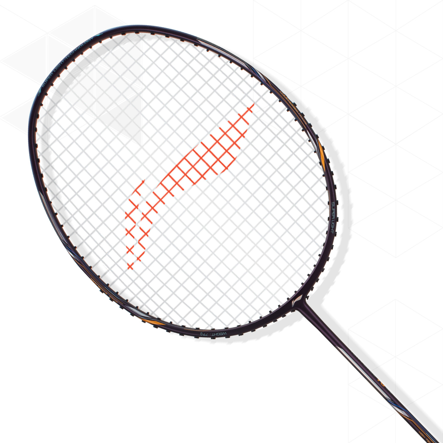 Image of LI-NING AIR-FORCE 79 G2 White, Black Strung Badminton Racquet
