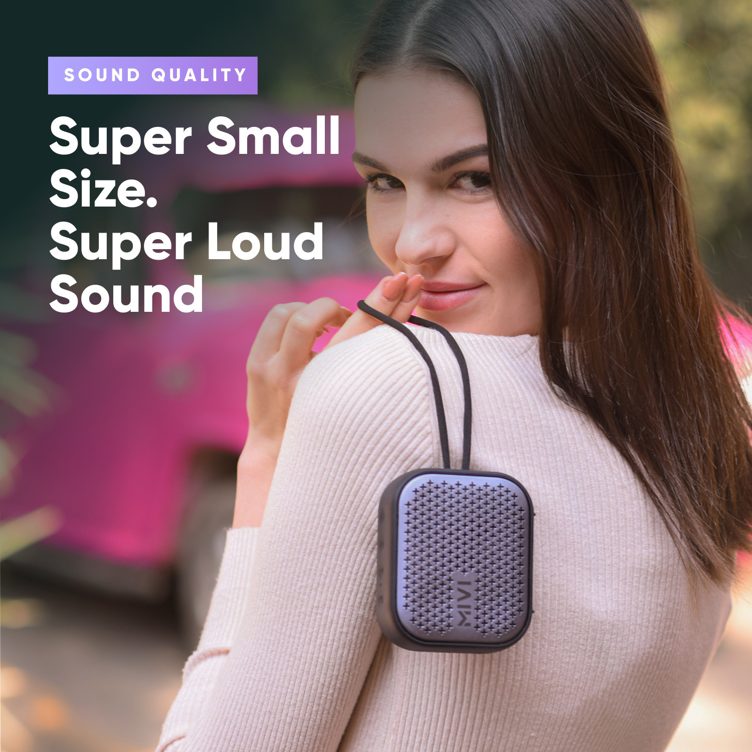 Image of Mivi ROAM2 24HRS Playback, Bass Boosted,TWS Feature, IPX67 5 W Bluetooth Speaker