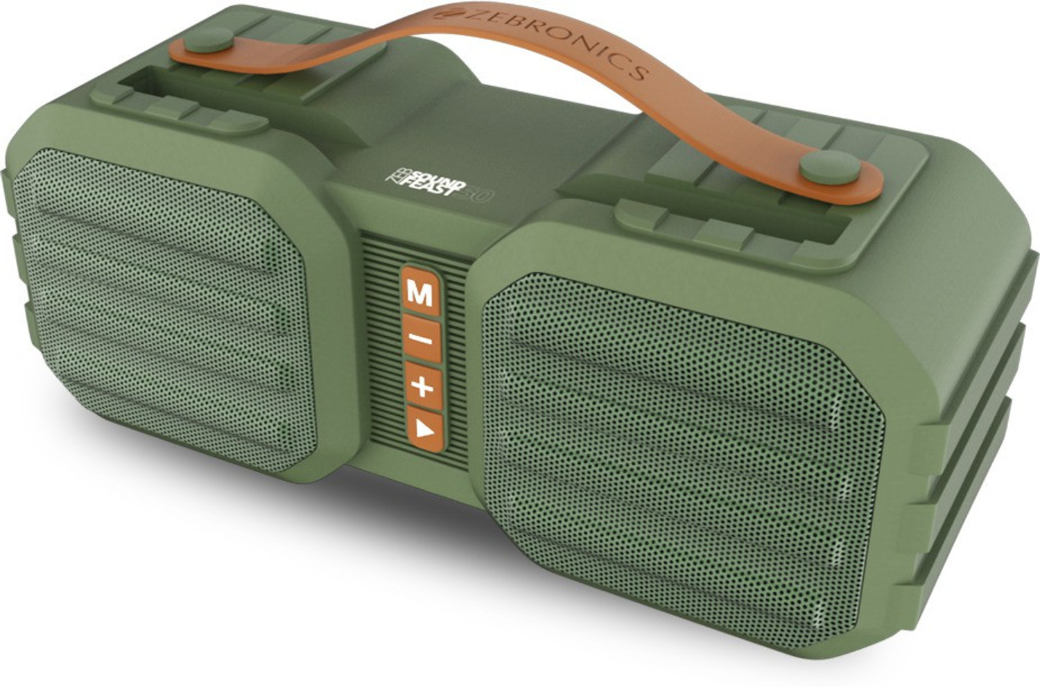 Zebronics Sound Feast 50 Bluetooth Speaker - 14W Mono, Green
