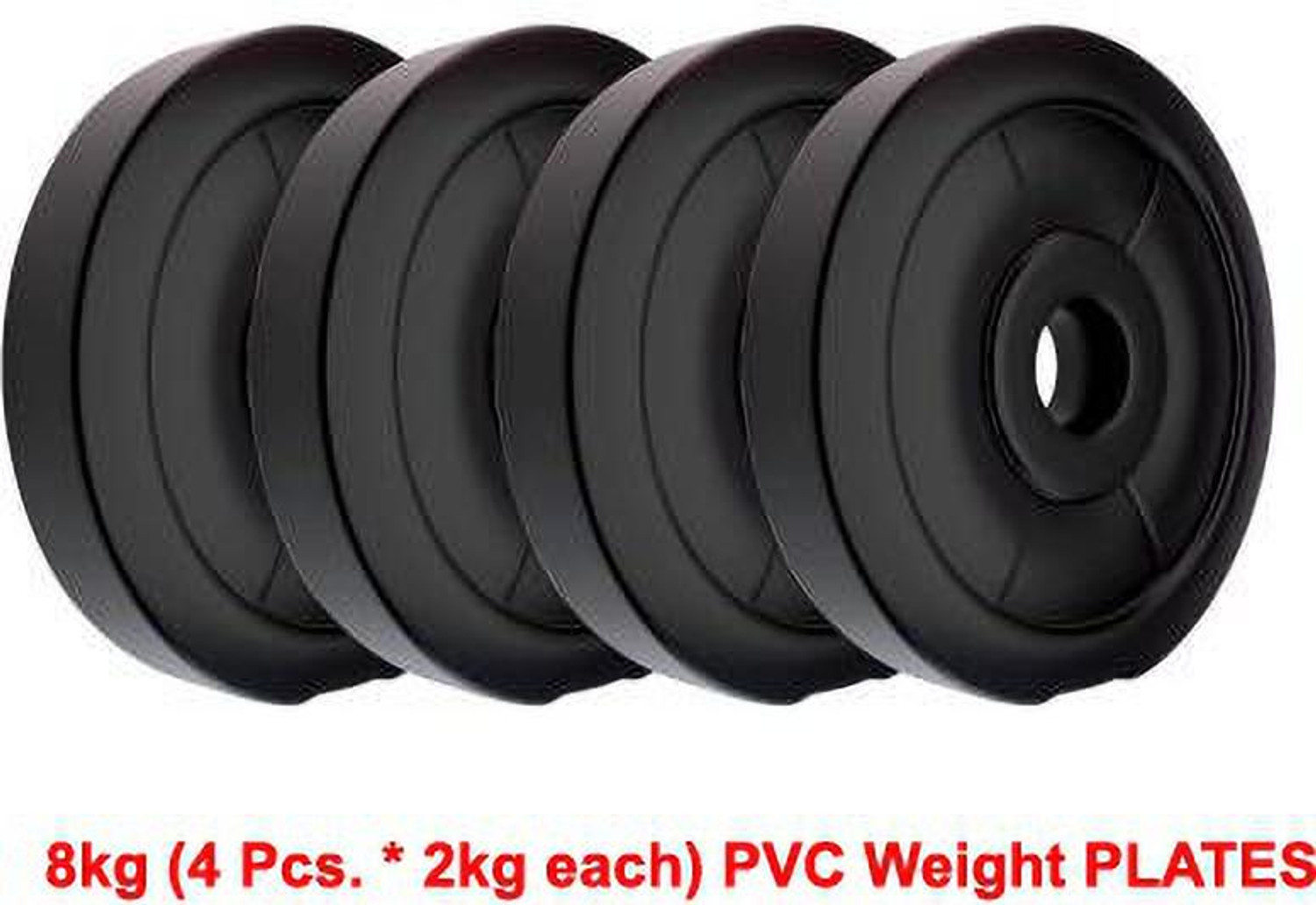 Image of EXTREME FIT 10 kg 5kg X 2 Professional Regular Metal Integrated Olympic Rubber Weight Plates Home Gym Combo