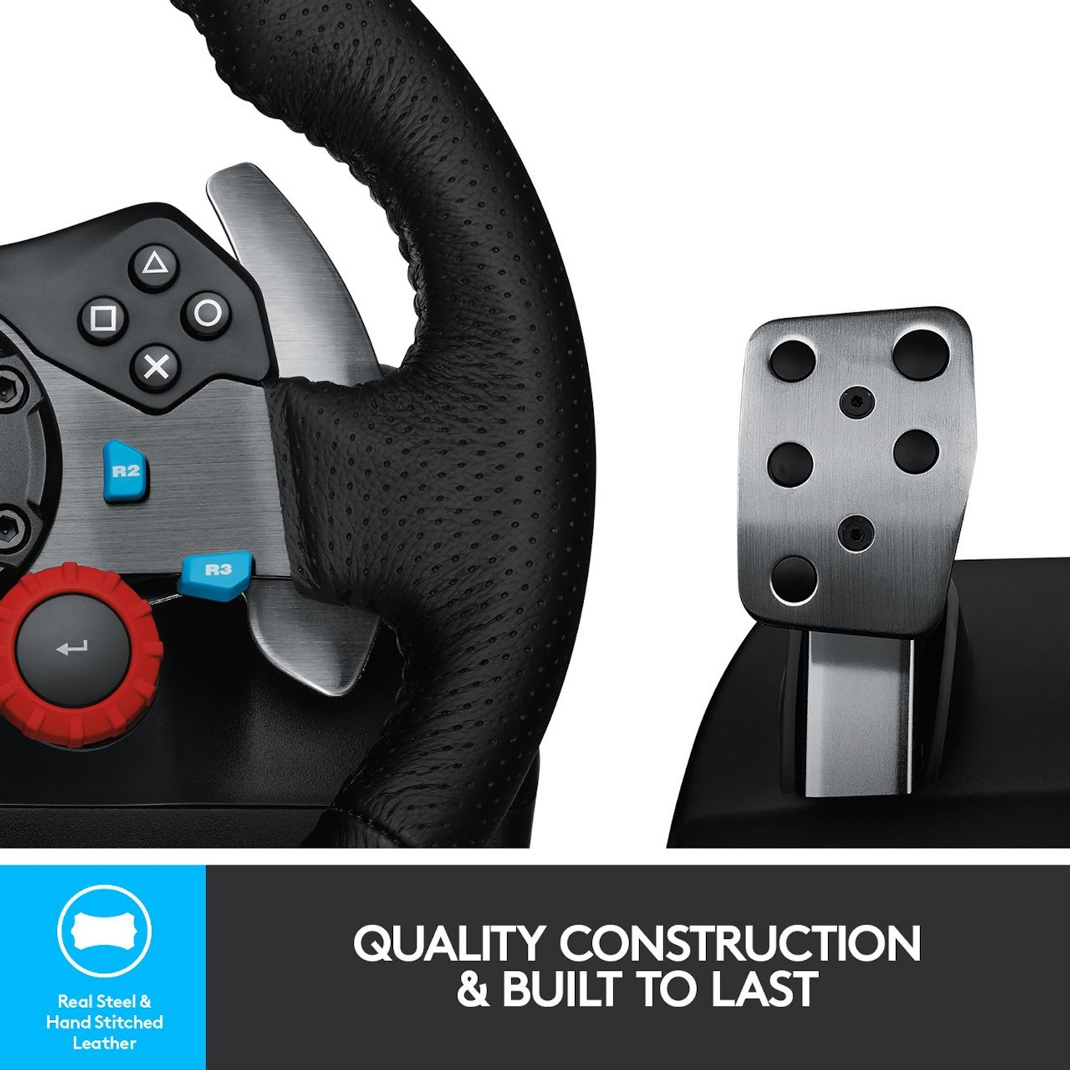 Image of Logitech G29 Driving Force Racing Wheel,Floor Pedals Motion Controller