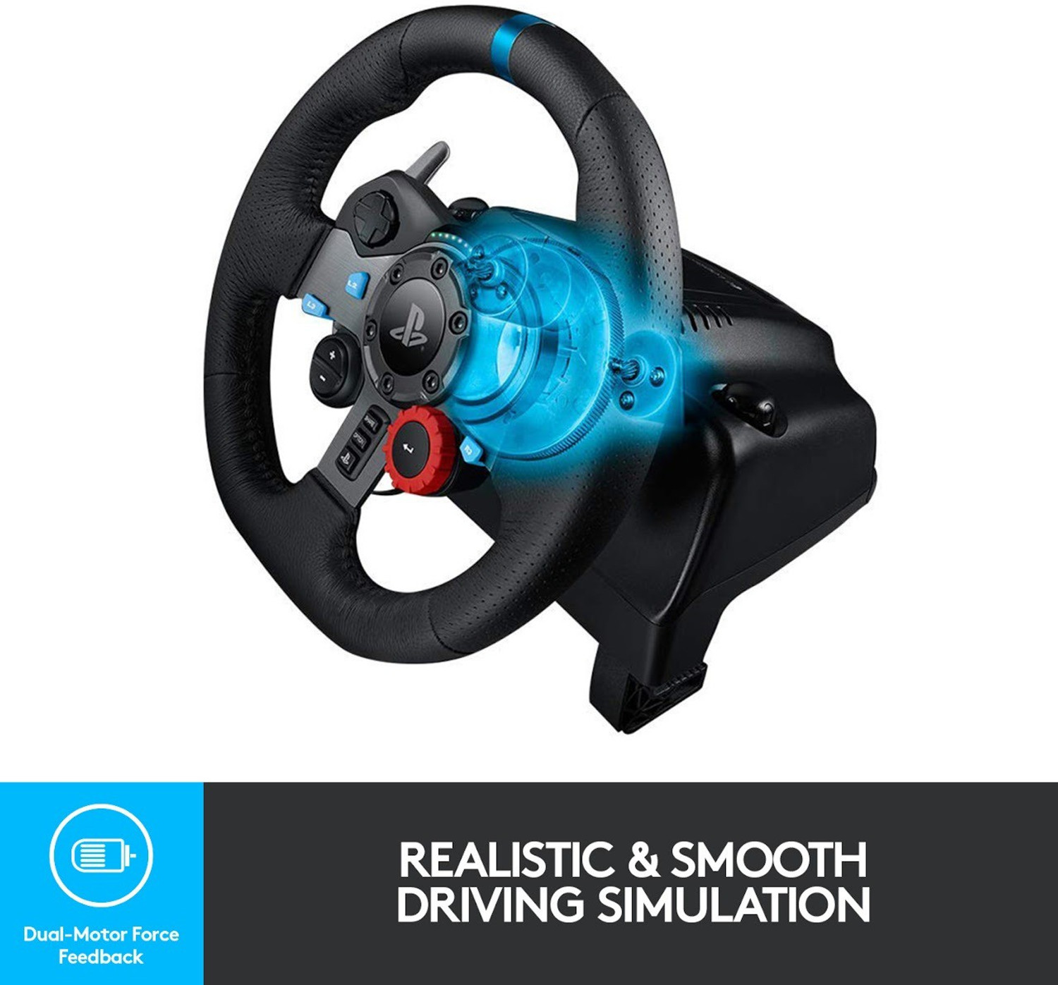 Image of Logitech G29 Driving Force Racing Wheel,Floor Pedals Motion Controller