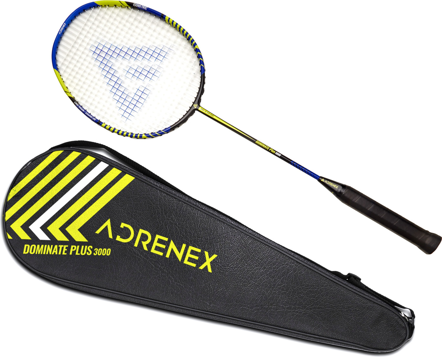 Image of Adrenex by Flipkart Dominate Plus 3000 Graphite Multicolor Strung Badminton Racquet