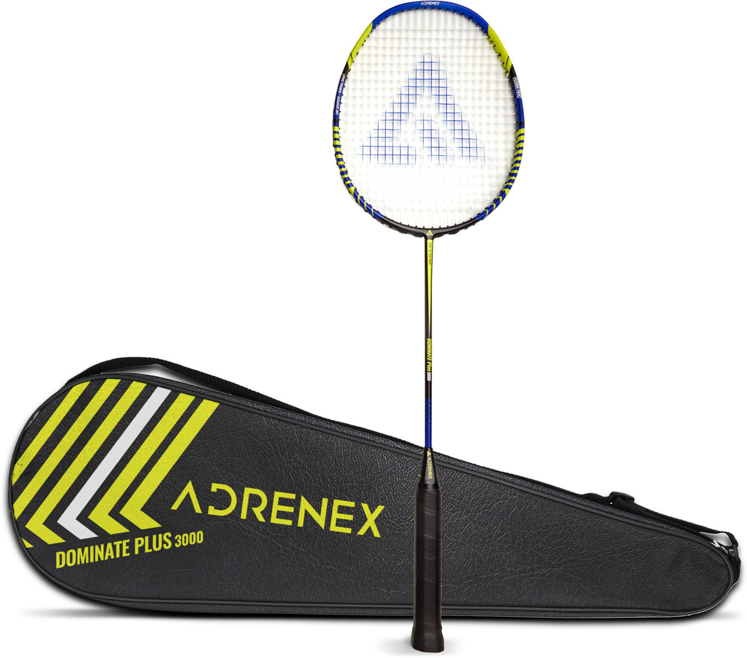 Image of Adrenex by Flipkart Dominate Plus 3000 Graphite Multicolor Strung Badminton Racquet