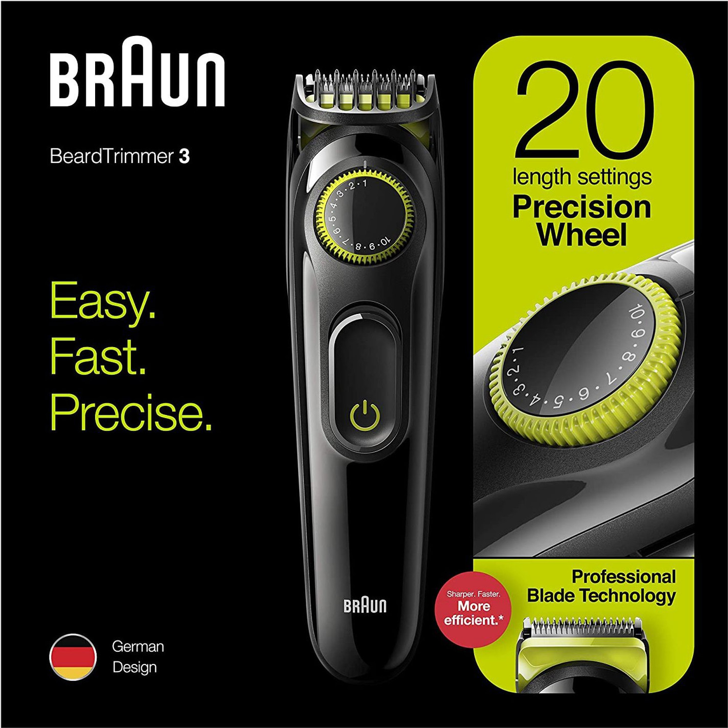 Image of Braun BRN BT3221 Trimmer 50 min Runtime 20 Length Settings