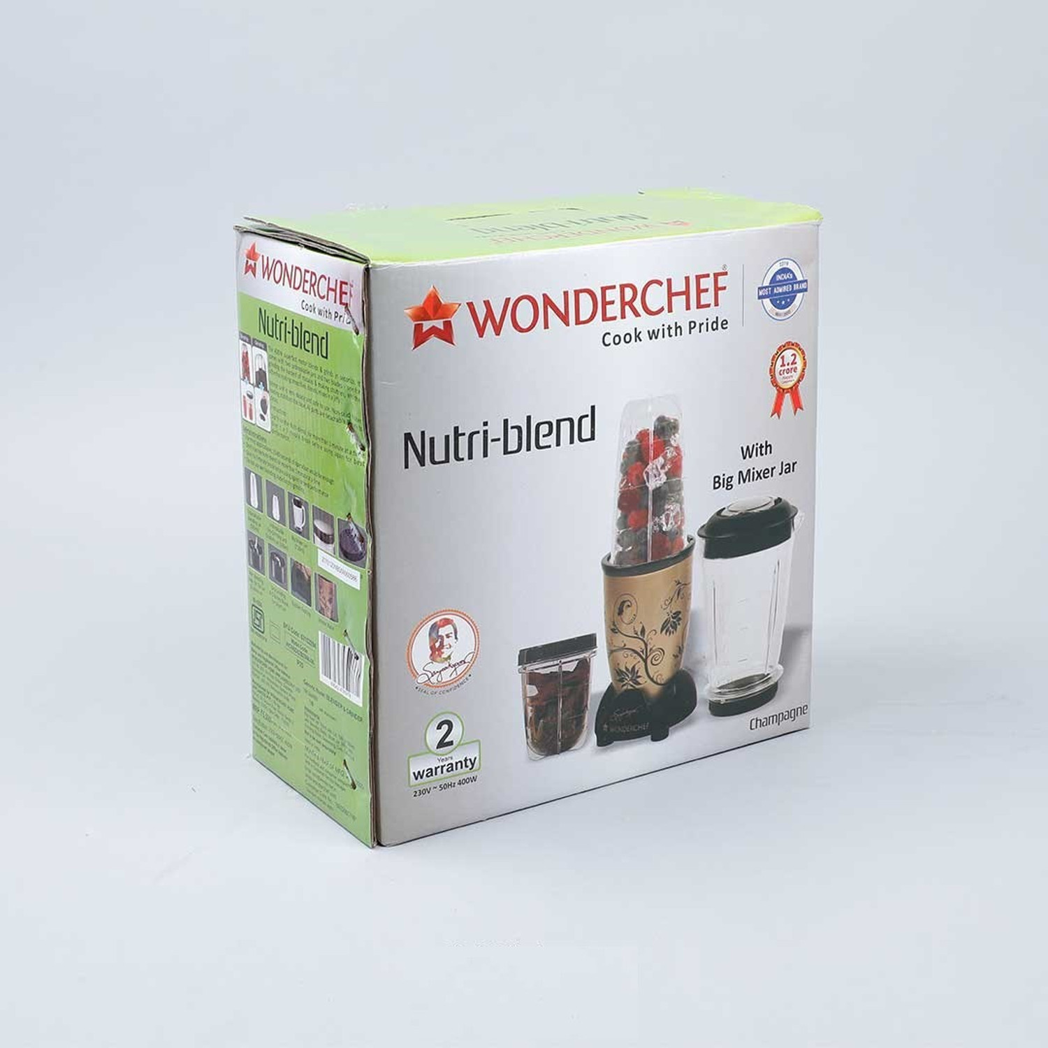 Image of WONDERCHEF Nutri blend 500 W Juicer Mixer Grinder
