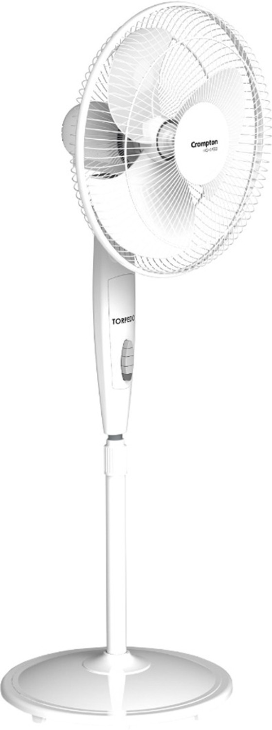 Image of Crompton HS Torpedo with 2 Year Warranty Silent Operation 400 mm Pedestal Fan